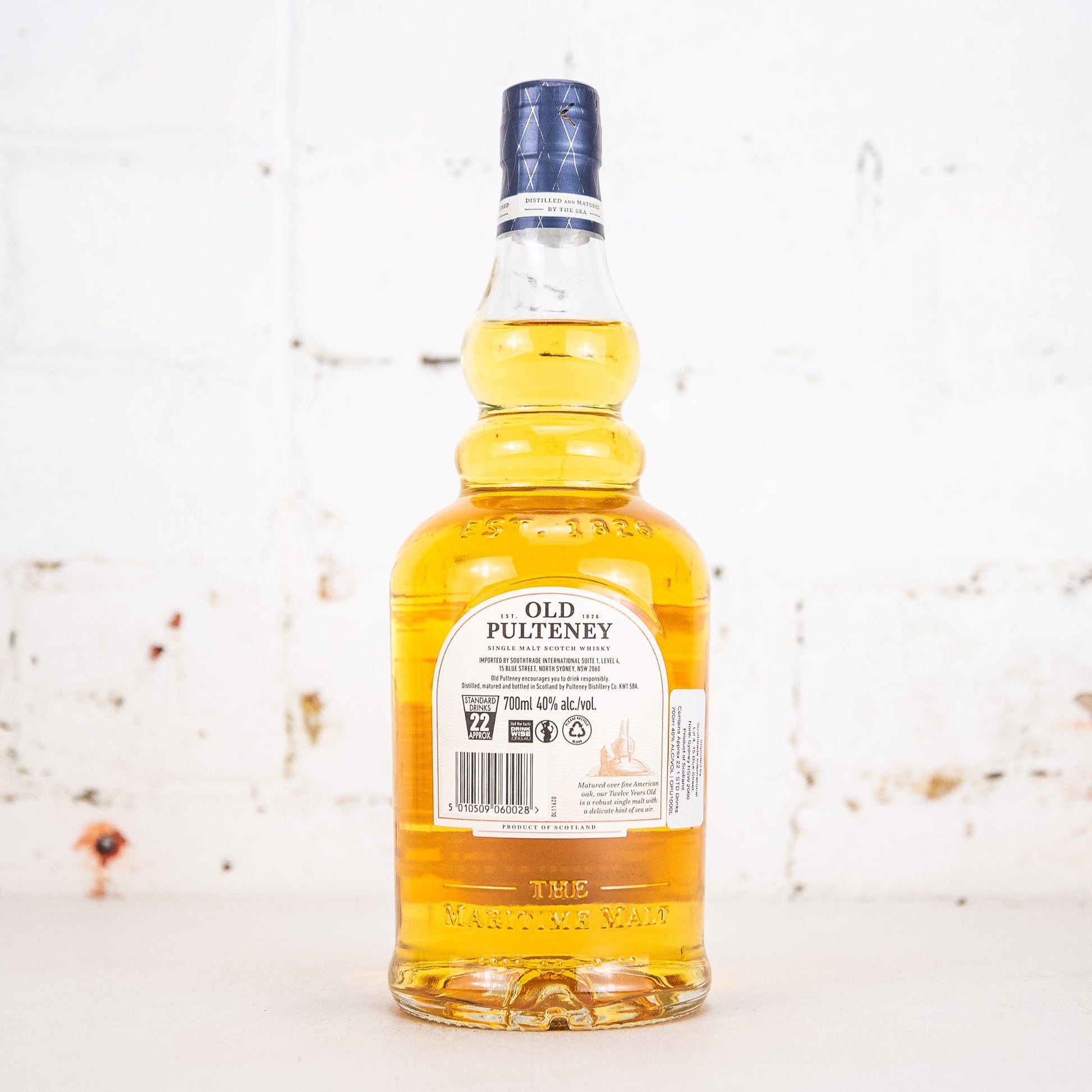 Old Pulteney - 12YO Single Malt Scotch 700ml