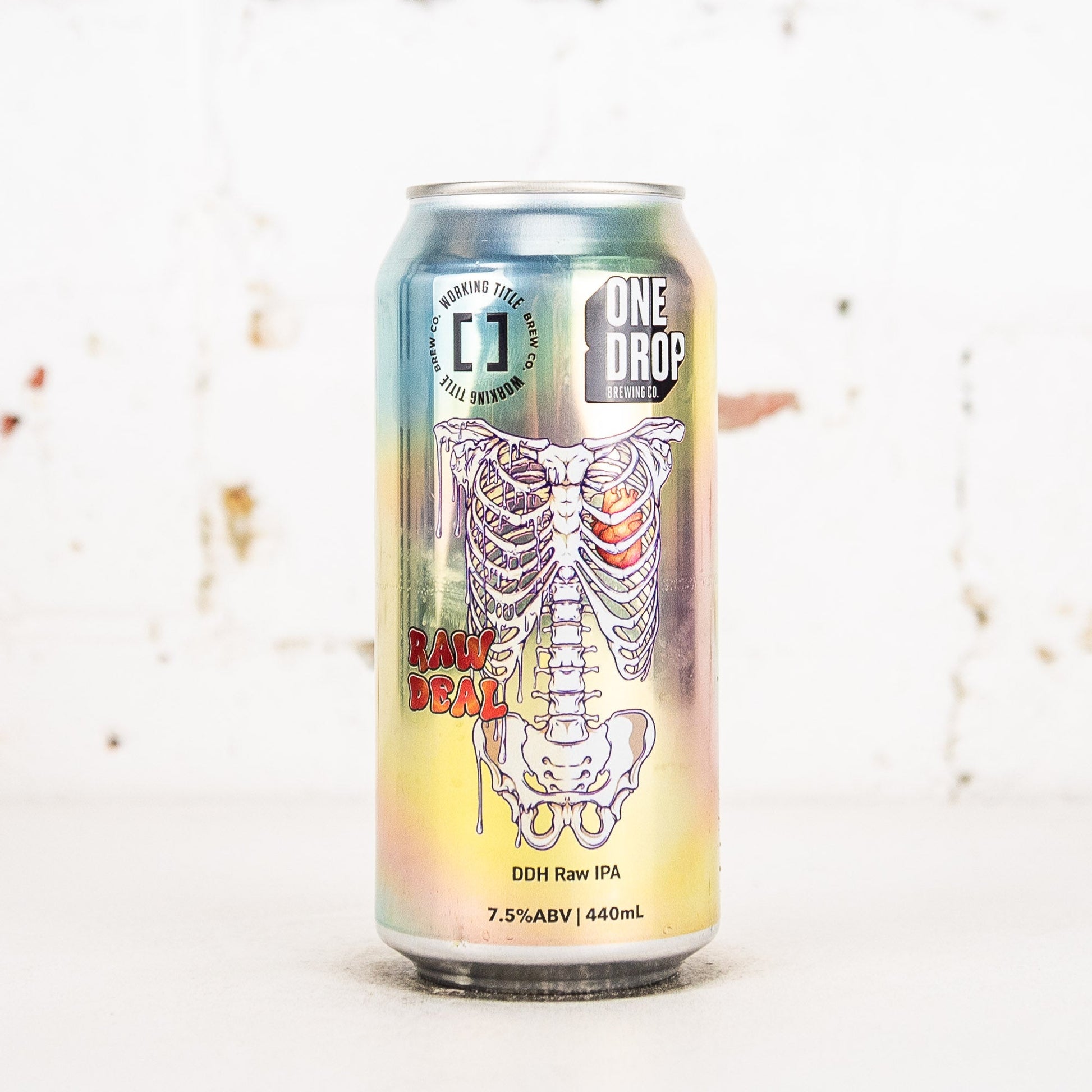 One Drop x Working Title 'Raw Deal' DDH Raw IPA