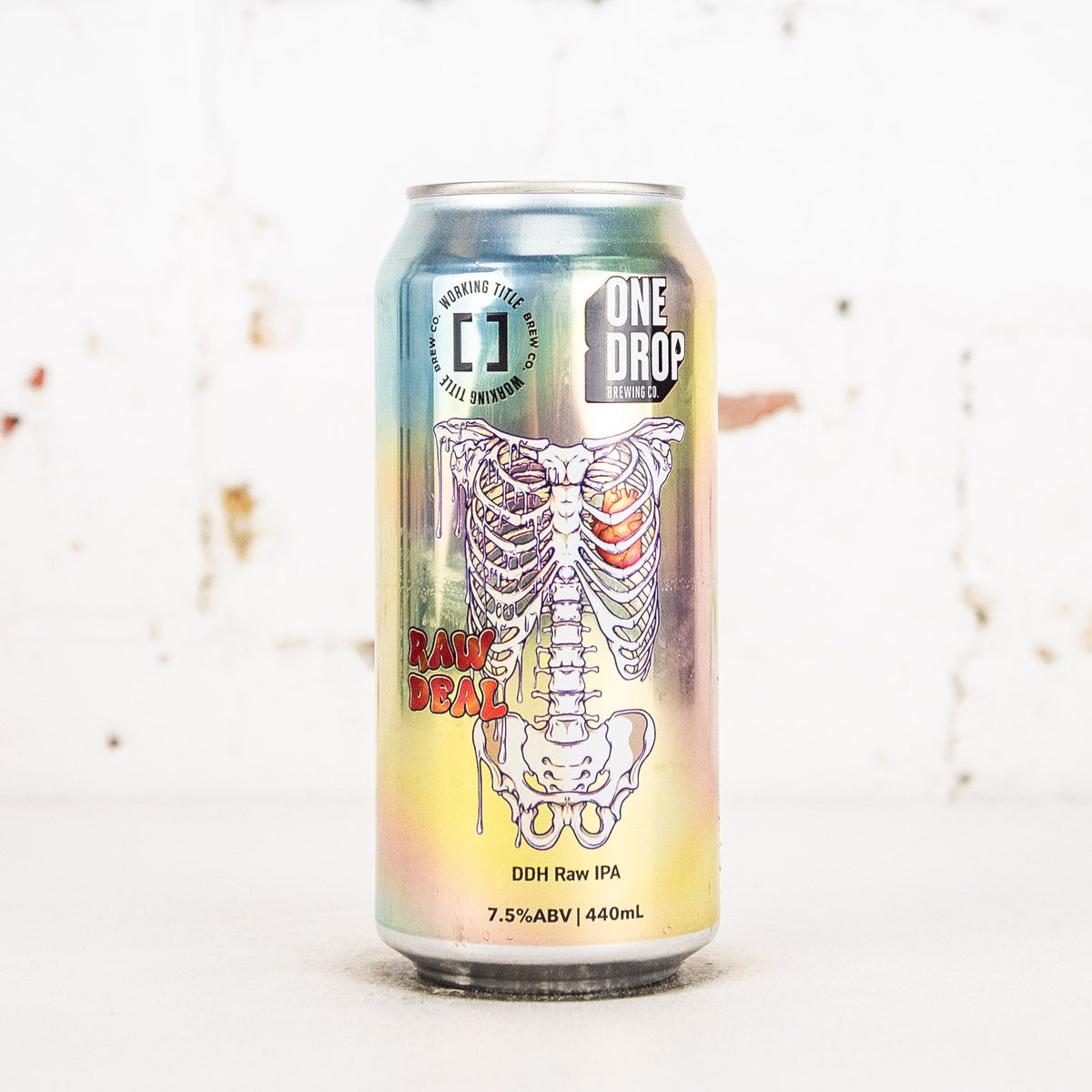One Drop x Working Title 'Raw Deal' DDH Raw IPA
