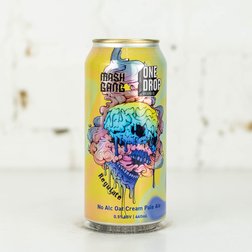 One Drop x Mash Gang 'Regulate' No Alc Oat Cream Pale Ale