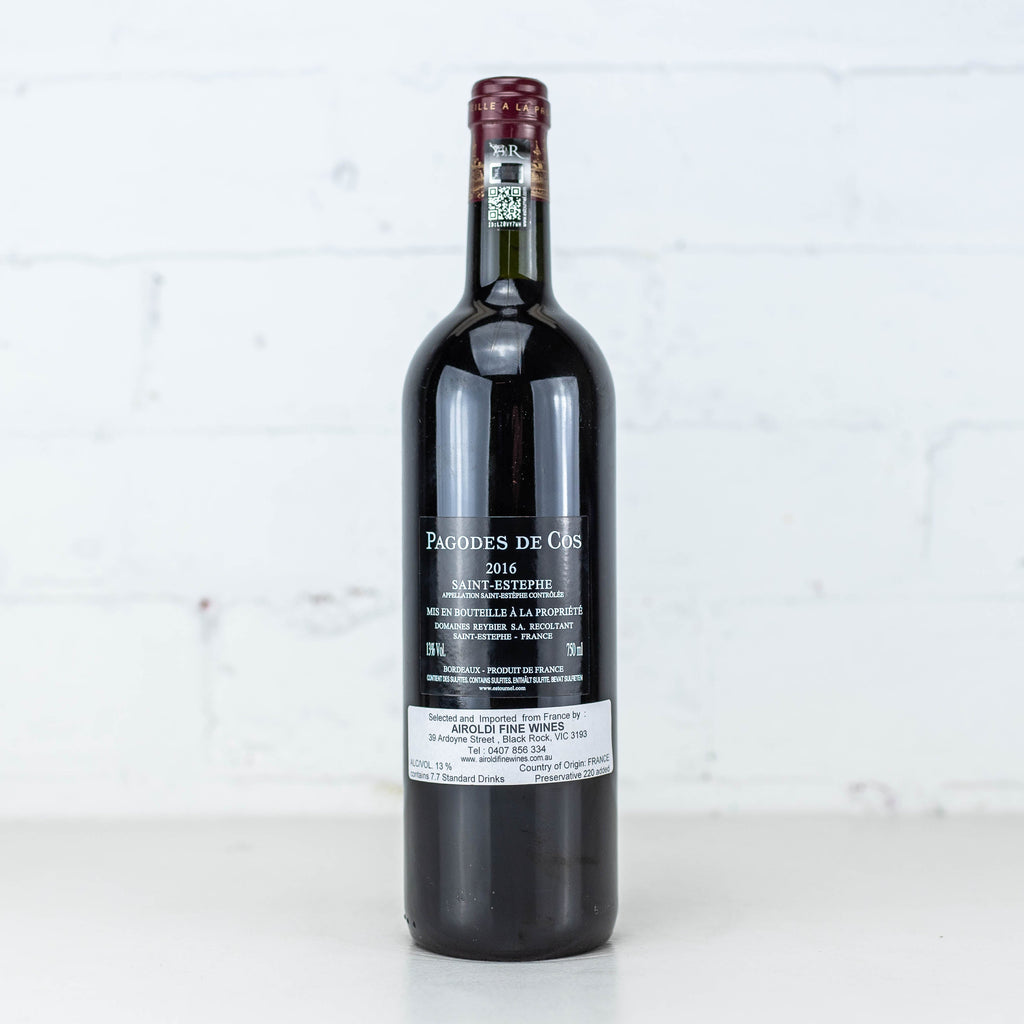 Pagodes De Cos - Saint Estephe 2016 750ML