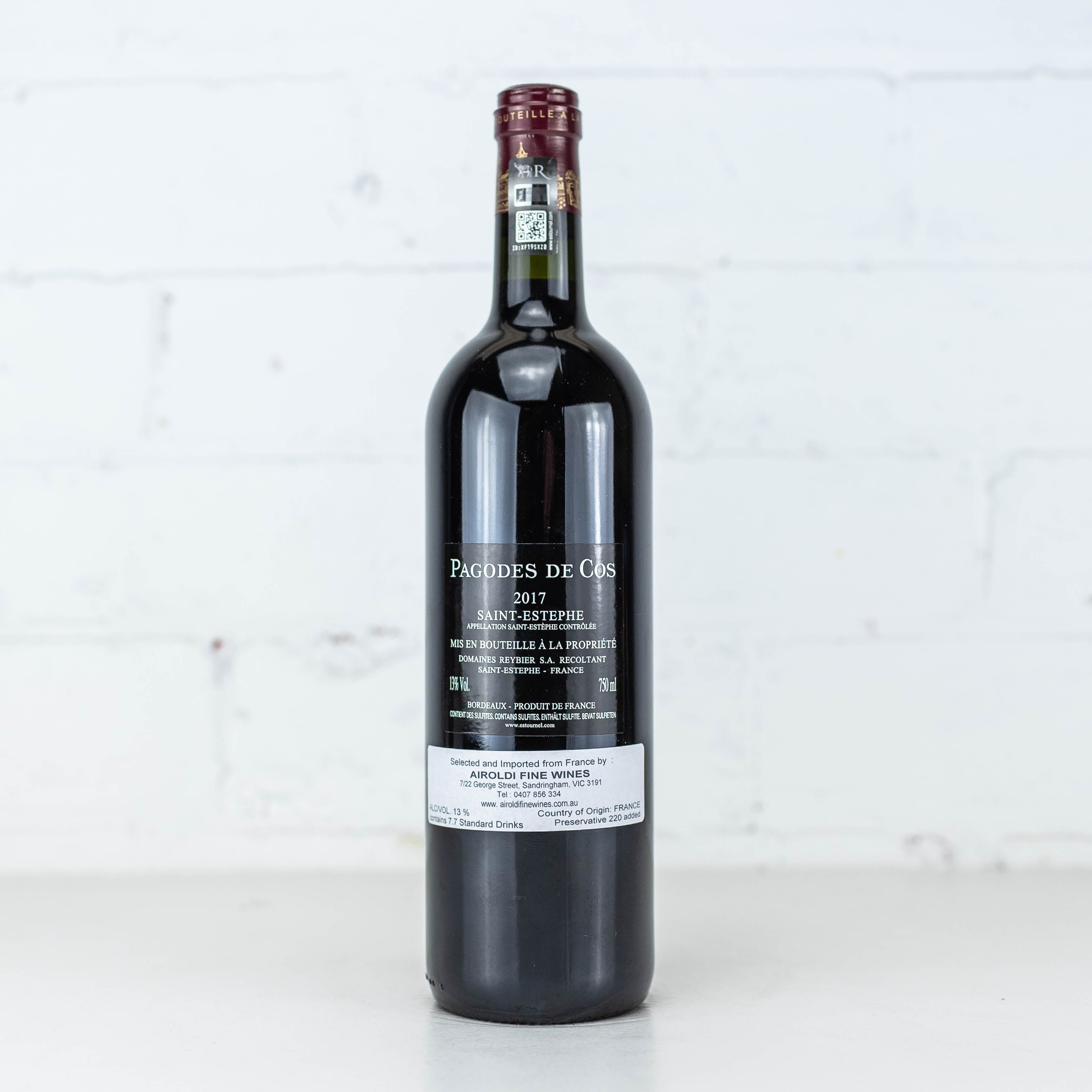 Pagoes De Cos - Saint Estephe 2017 750ML