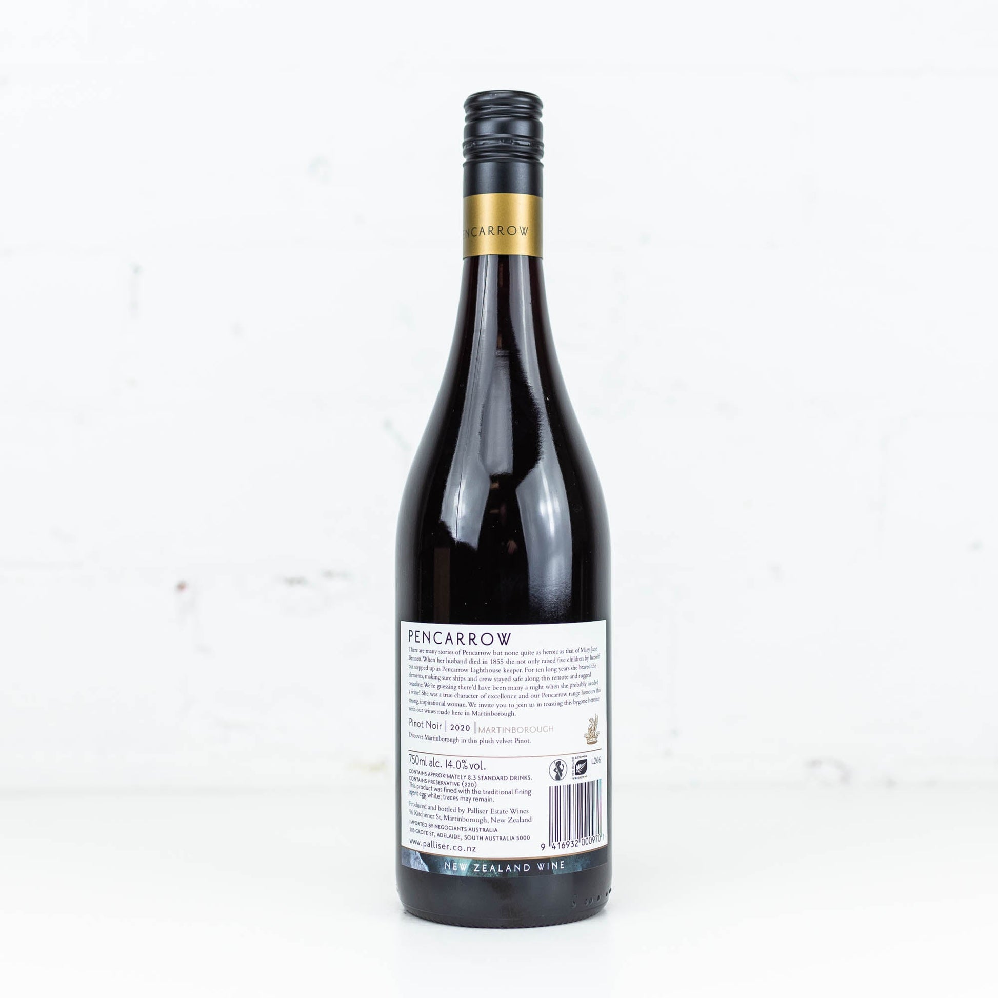 Palliser Estate - Pencarrow Pinot Noir 2020 750ml