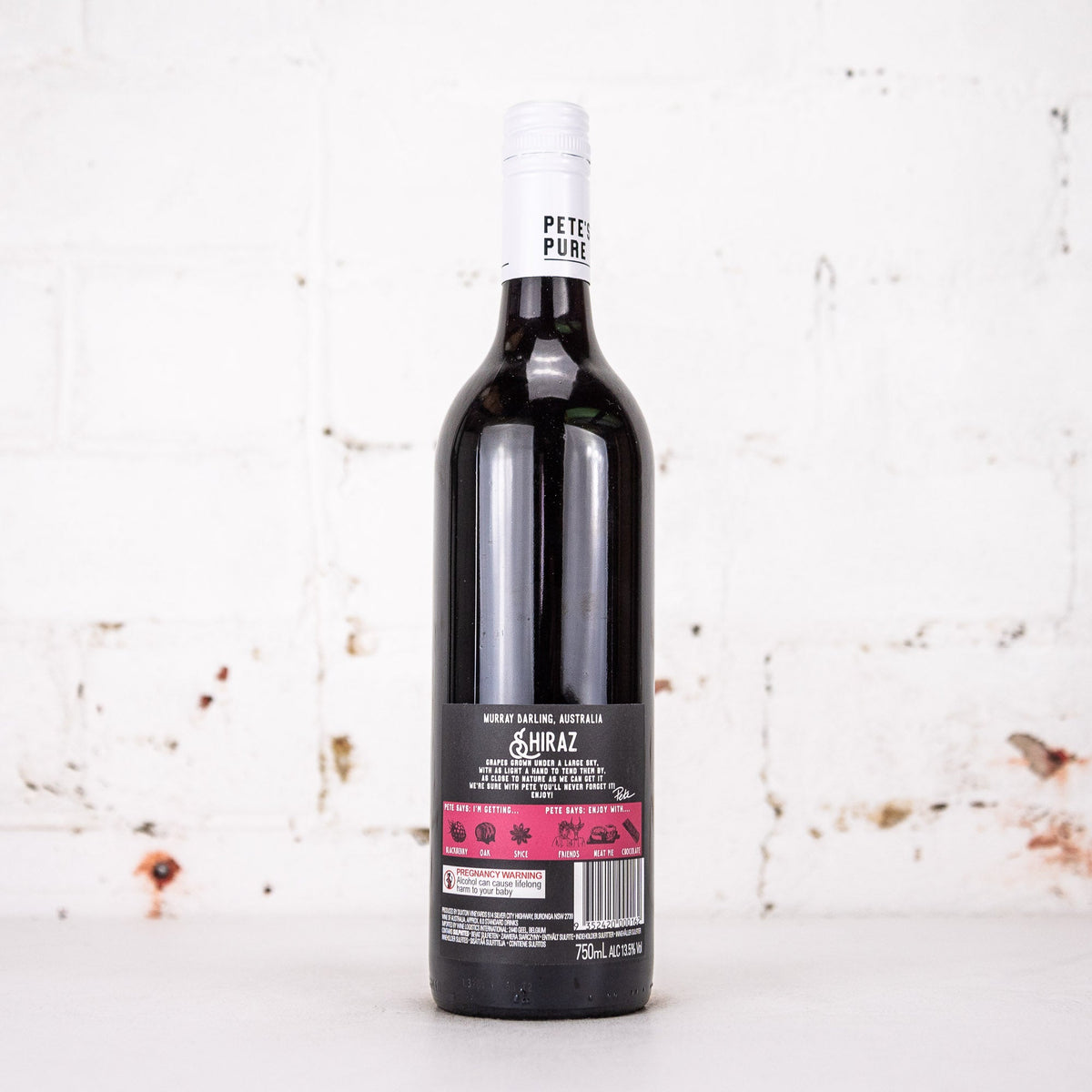 Pete's Pure - Shiraz 750ml