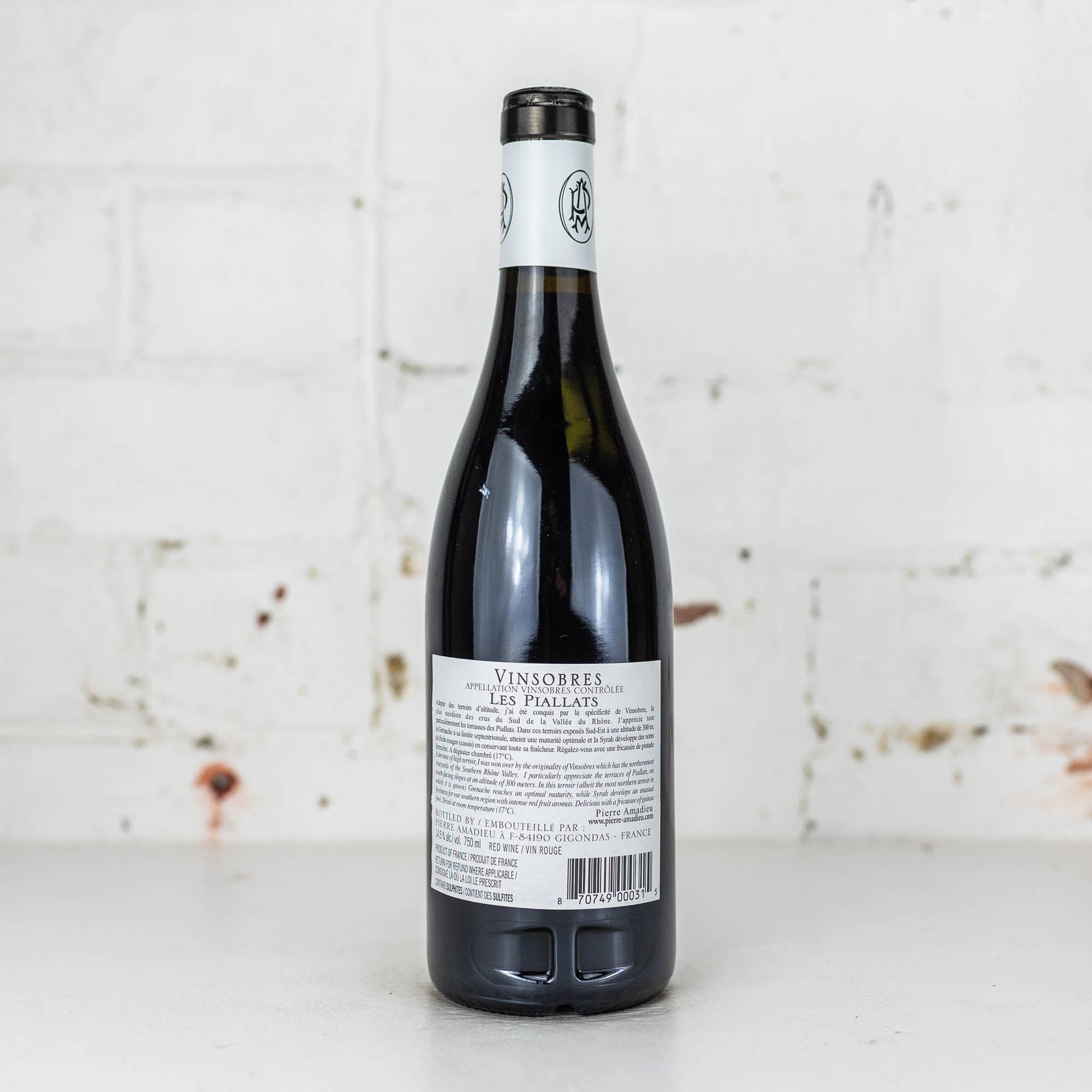Pierre Amadieu - Vinsobres Les Piallats 2020 750ml