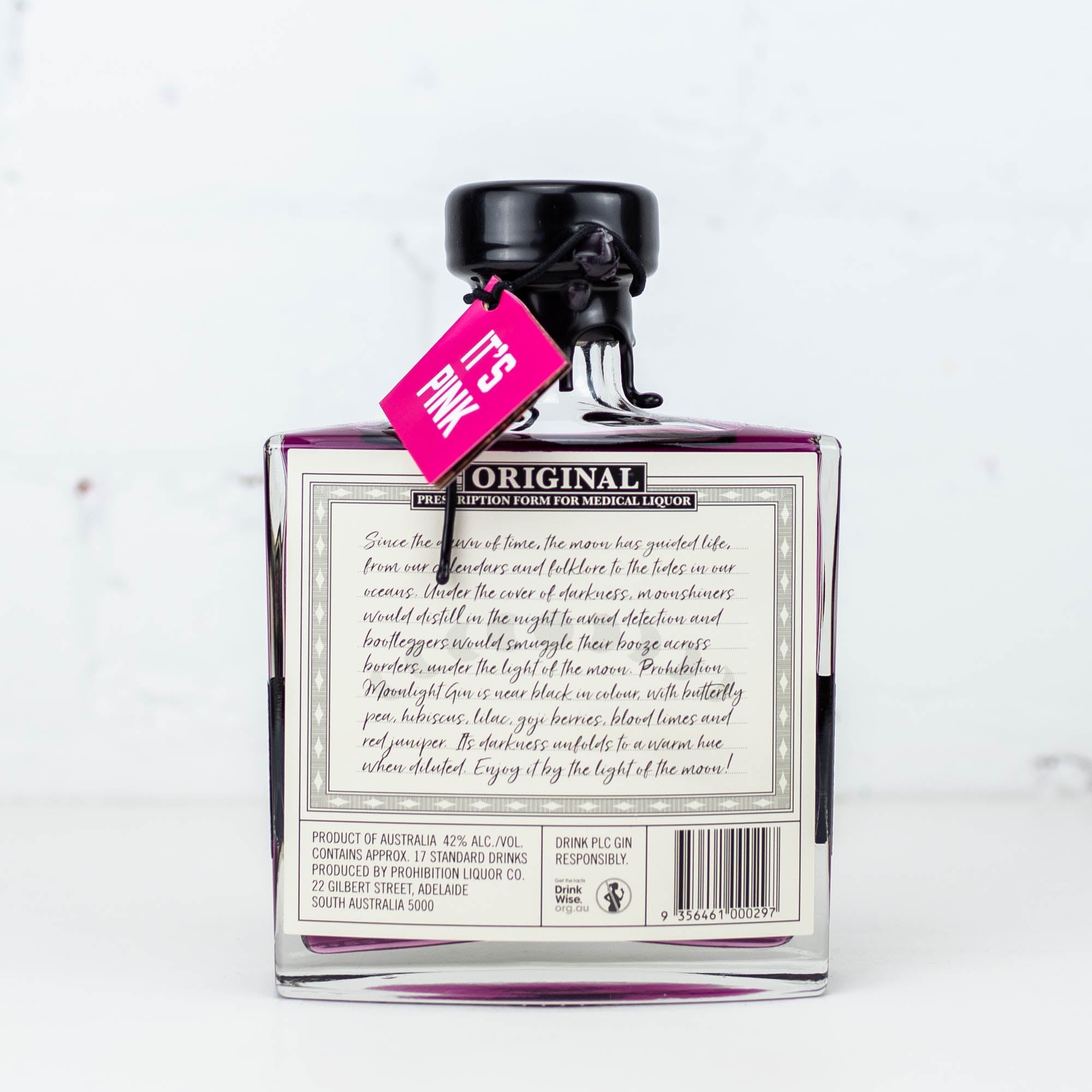 Prohibition Gin - Moonlight Gin 42% 500ml