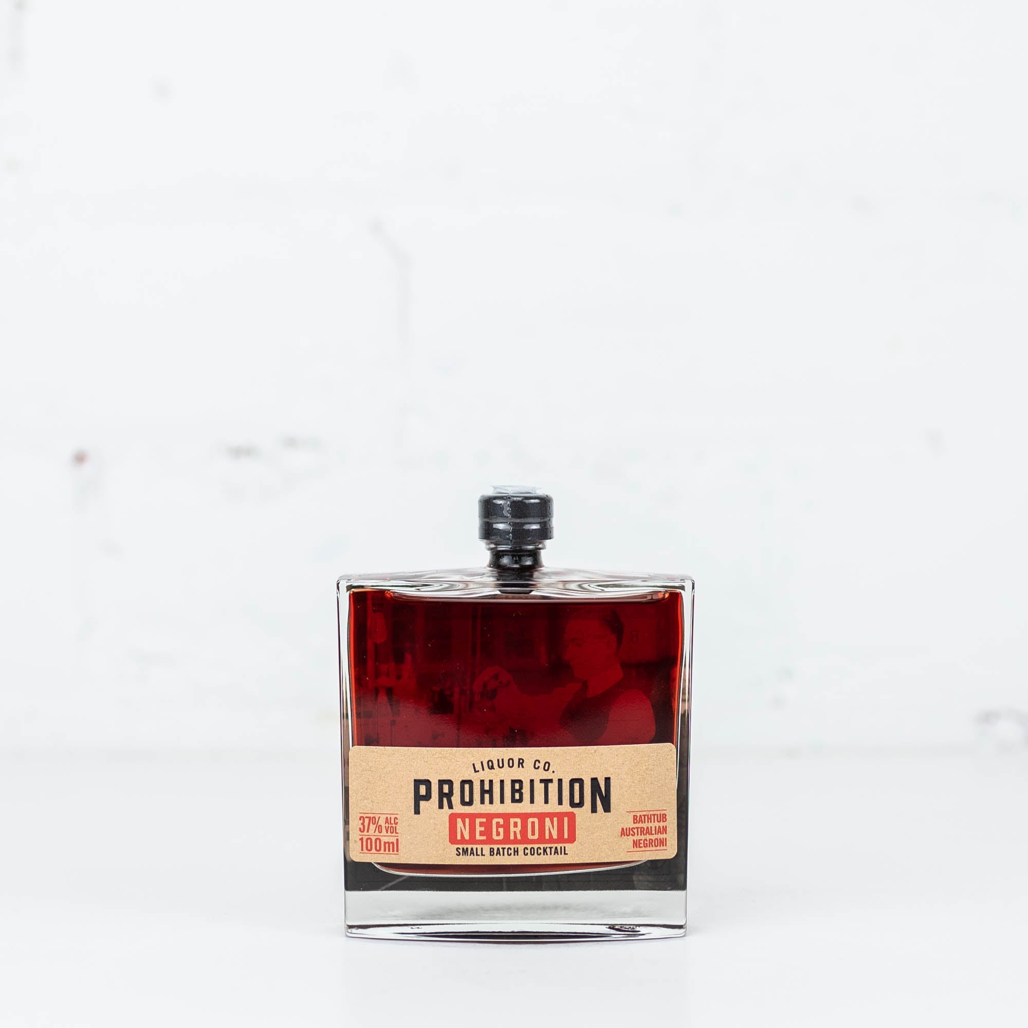 Prohibition Gin - Bathtub Cut Negroni Flask 100ml
