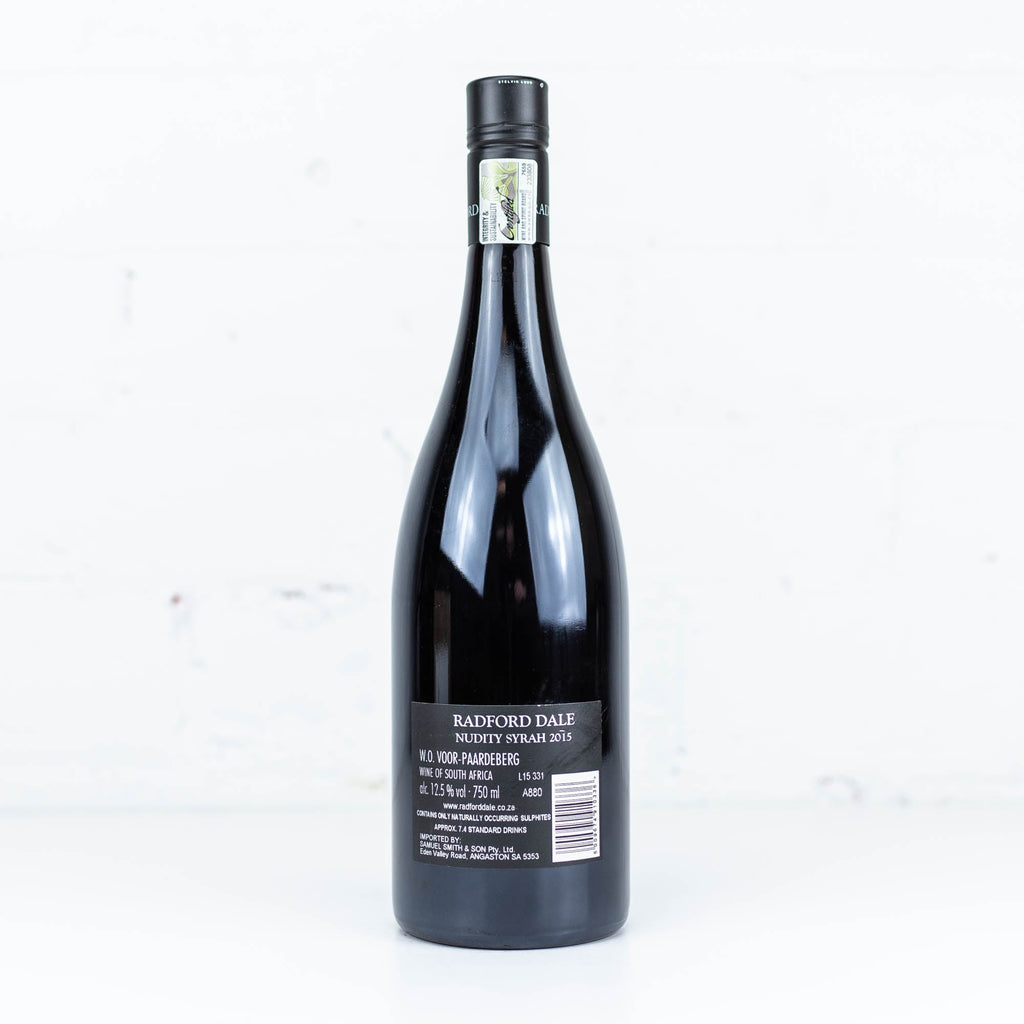 Radford Dale - Nudity Syrah 2015 750ml