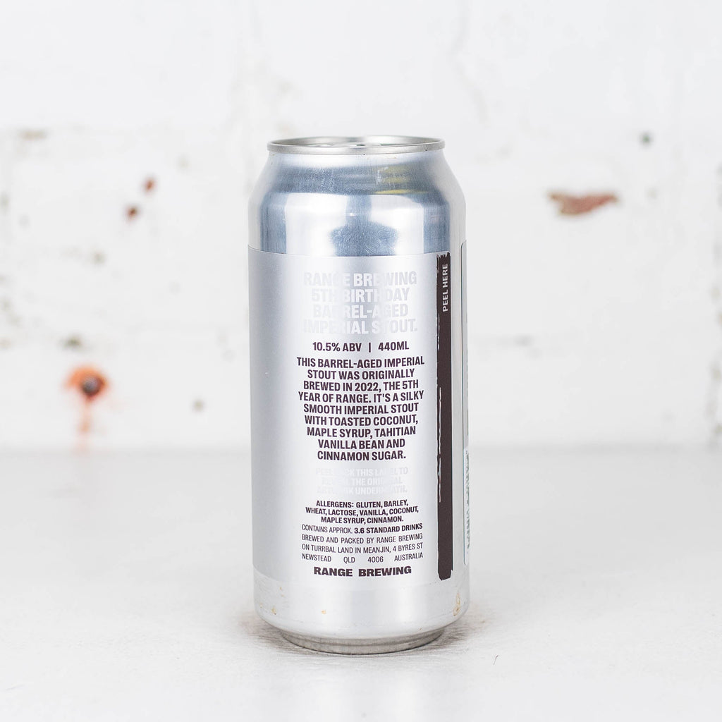 Range - RB5: FIVE Barrel Aged Imperial Stout