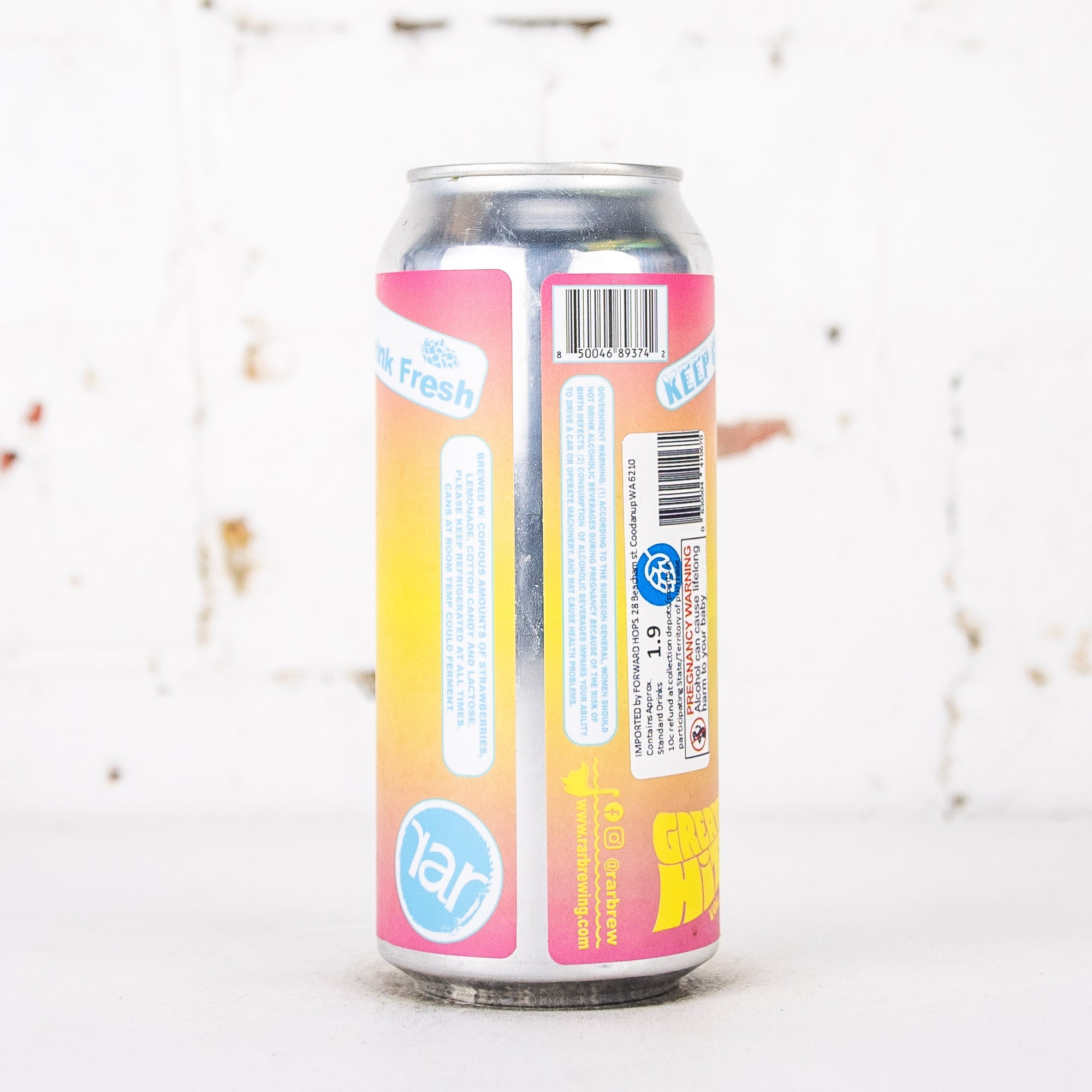 RaR - Out of Order: Straw–Lemonade Cotton Candy Smoothie Sour
