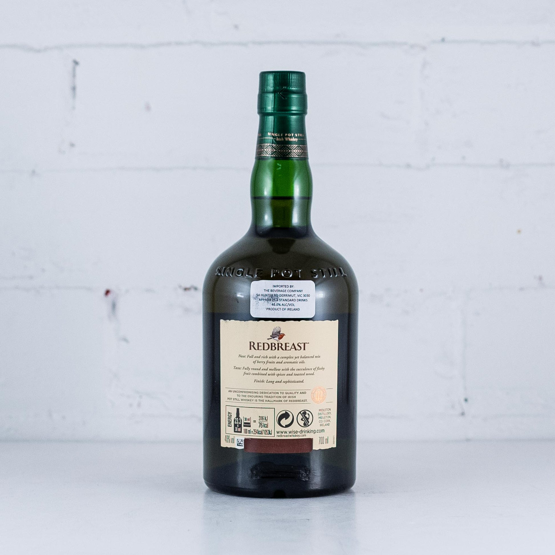 Redbreast - 15YO Single Pot Whiskey 700ml