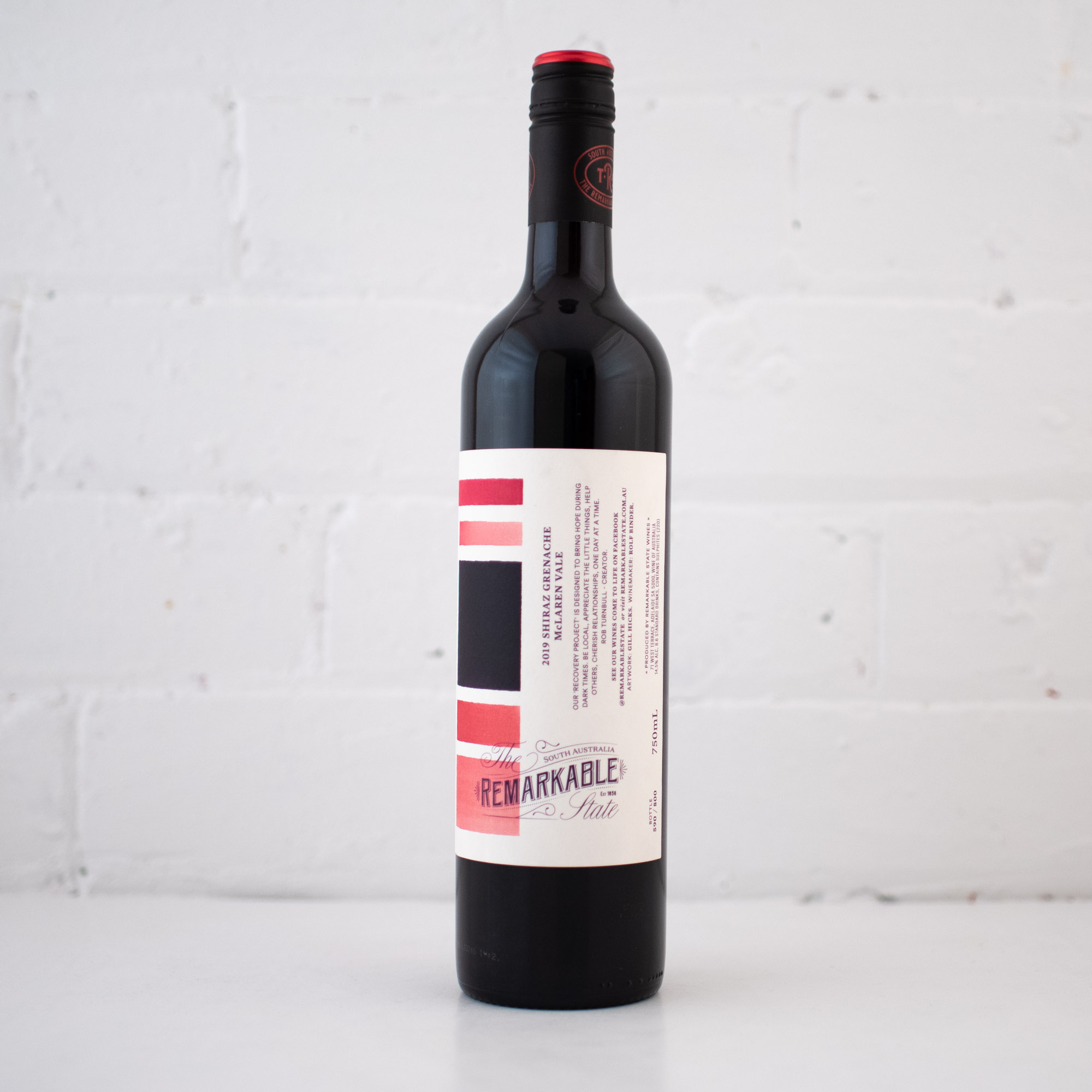 Remarkable State Wines - Grounded Shiraz Grenache 2019 750ml
