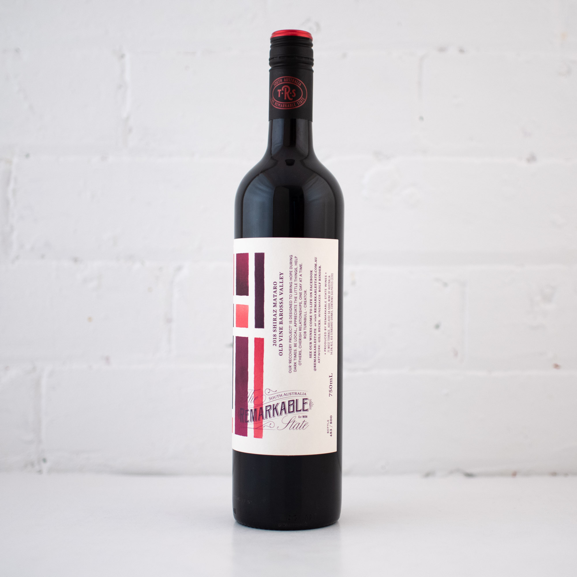 Remarkable State Wines - Grounded Shiraz Mataro 2018 750ml
