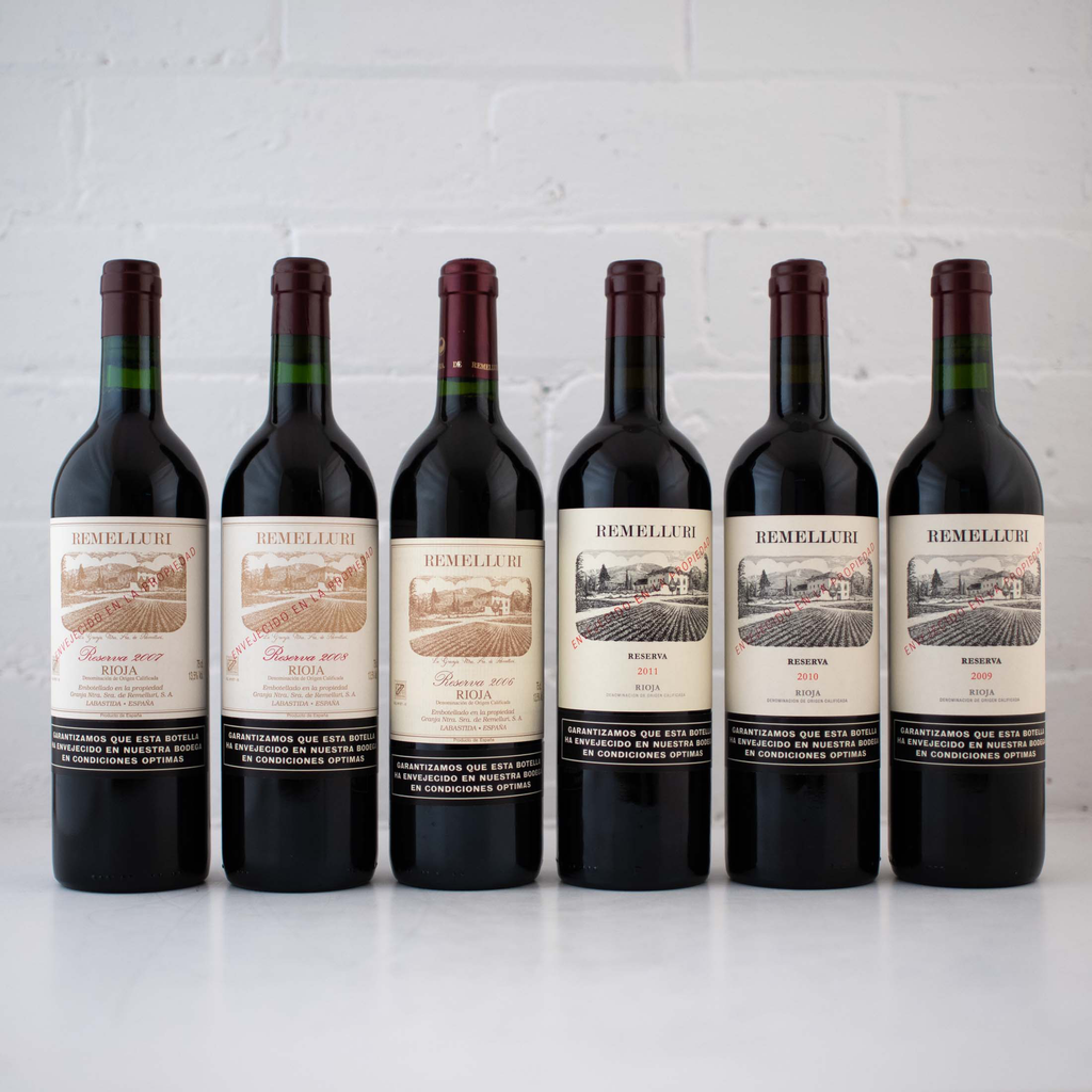 Remelluri Estate - Reserva Rioja Mixed 6 pack 2006 to 2011