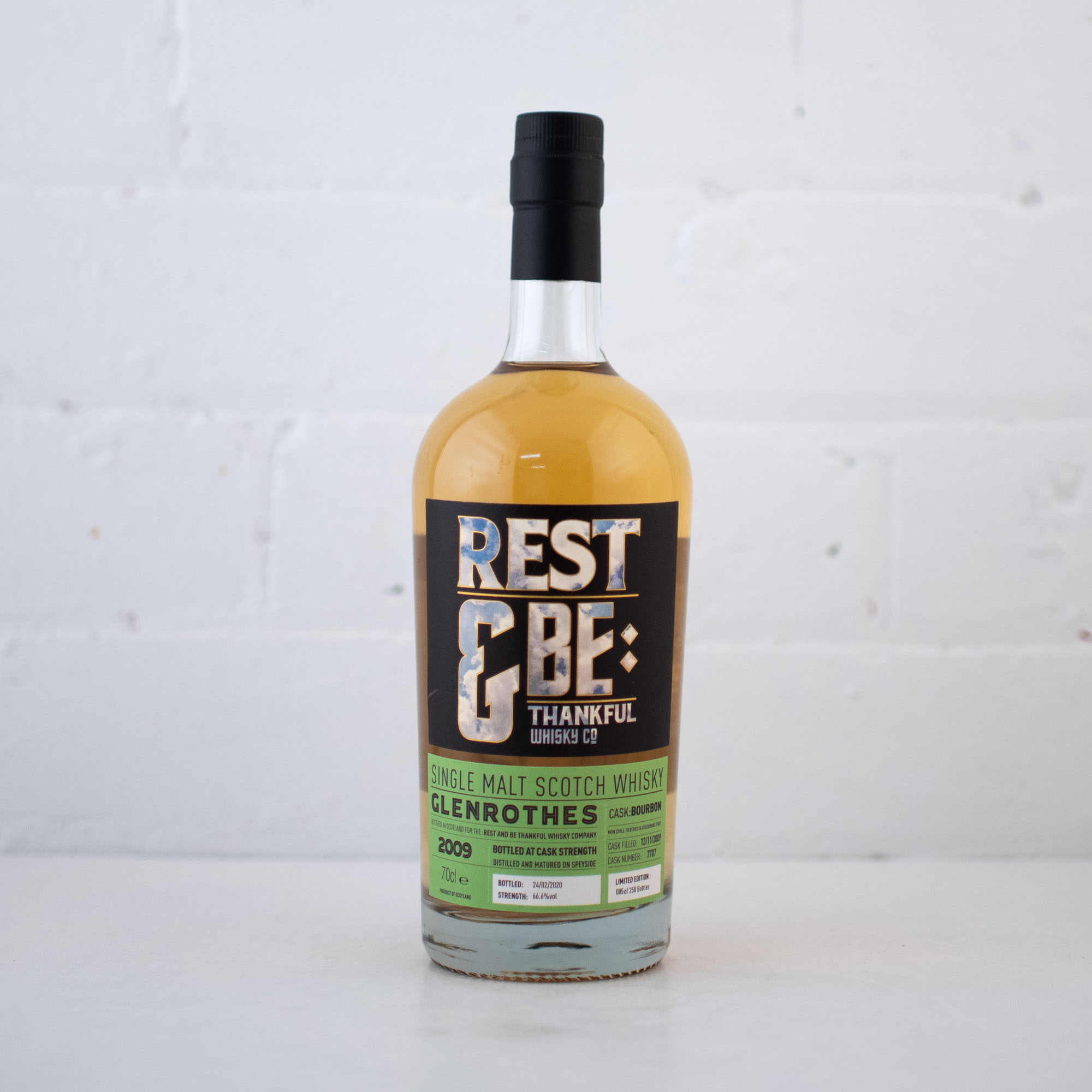 Rest & Be Thankful - Glenrothes 2009 10YO 700ML
