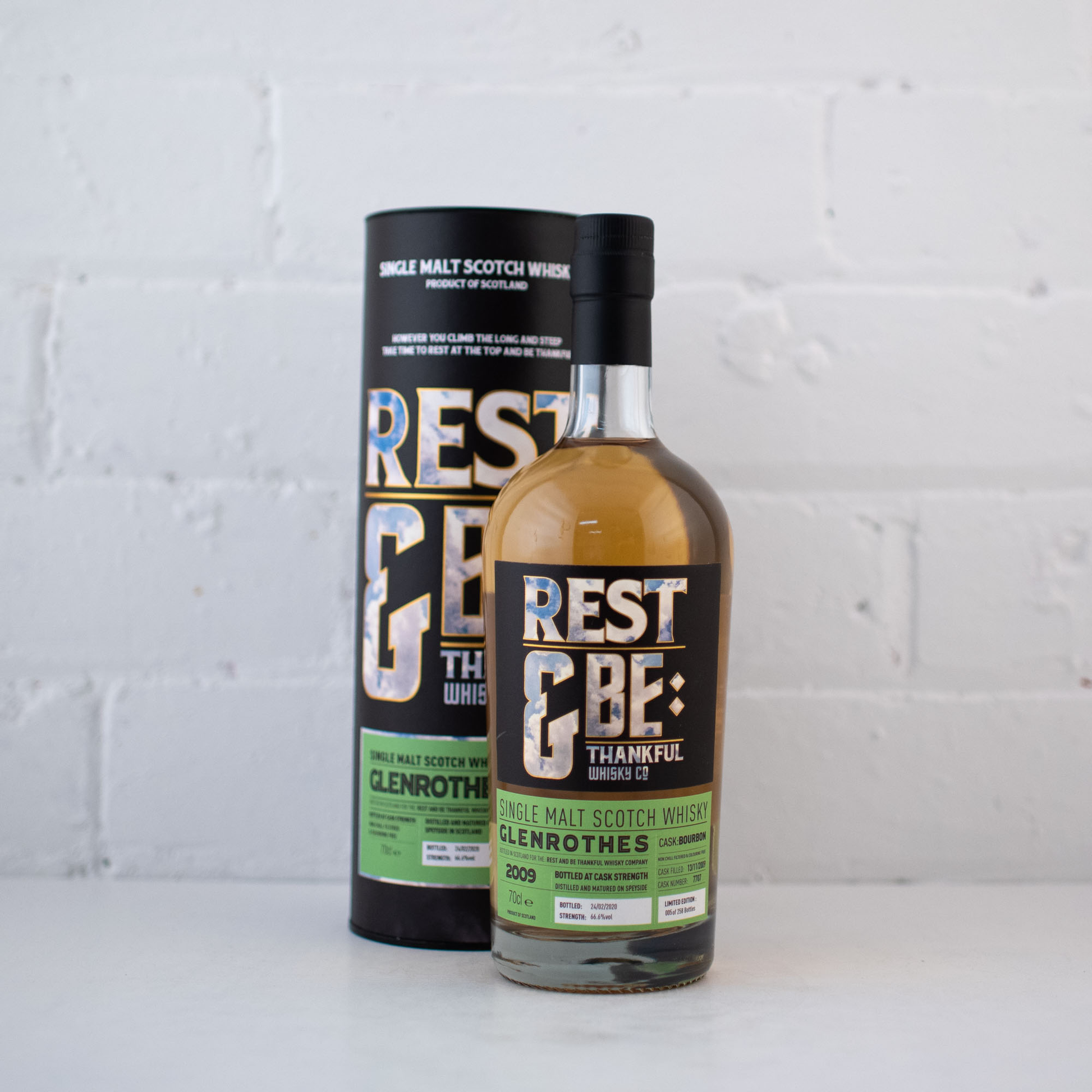 Rest & Be Thankful - Glenrothes 2009 10YO 700ML