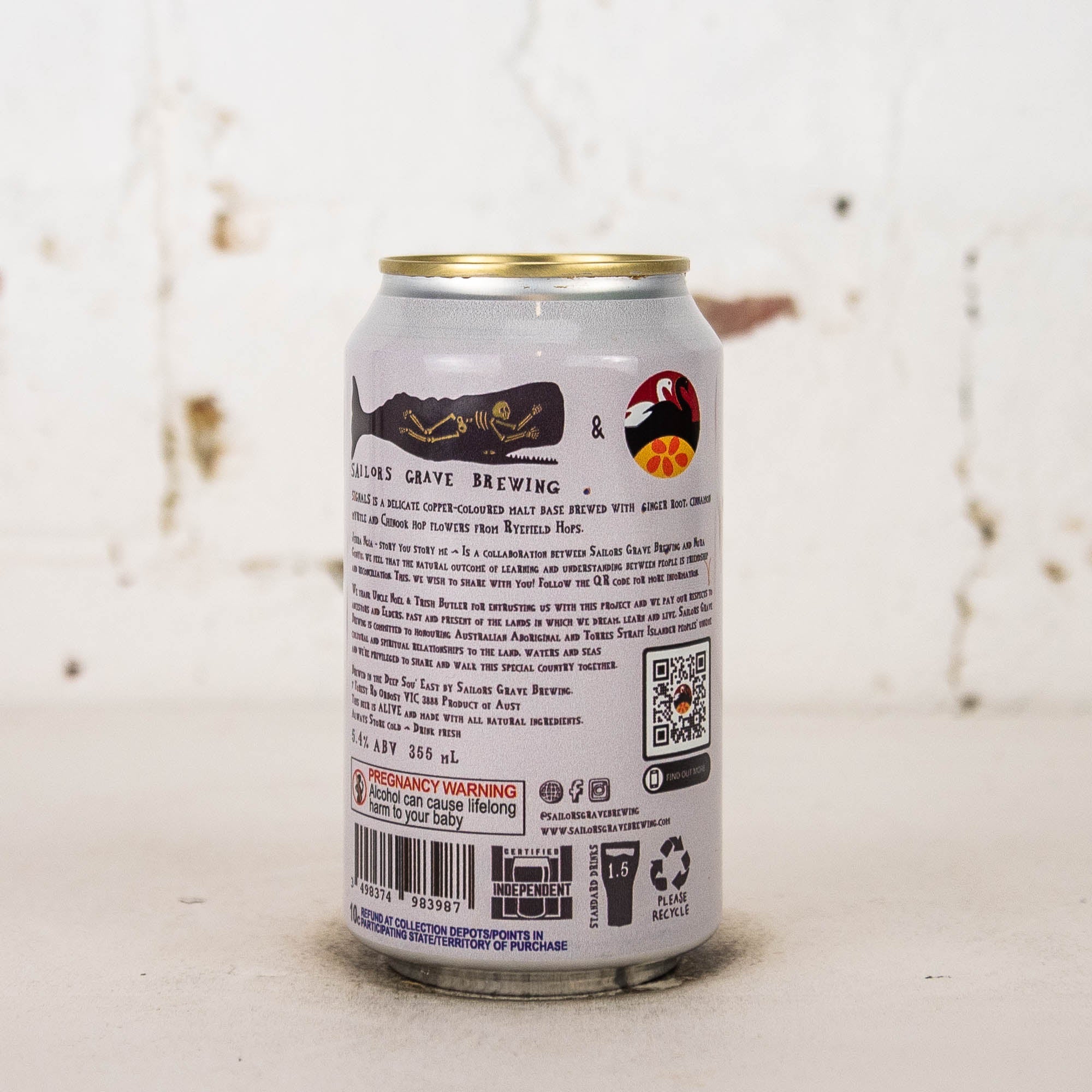 Sailors Grave - Signals Ginger & Cinnamon Myrtle Gose