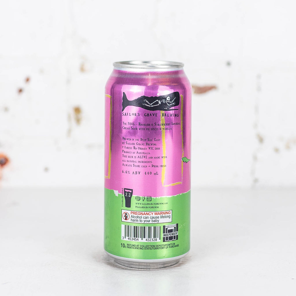 Sailors Grave - The Fool Strawberry & Rhubarb Pie Cream Sour