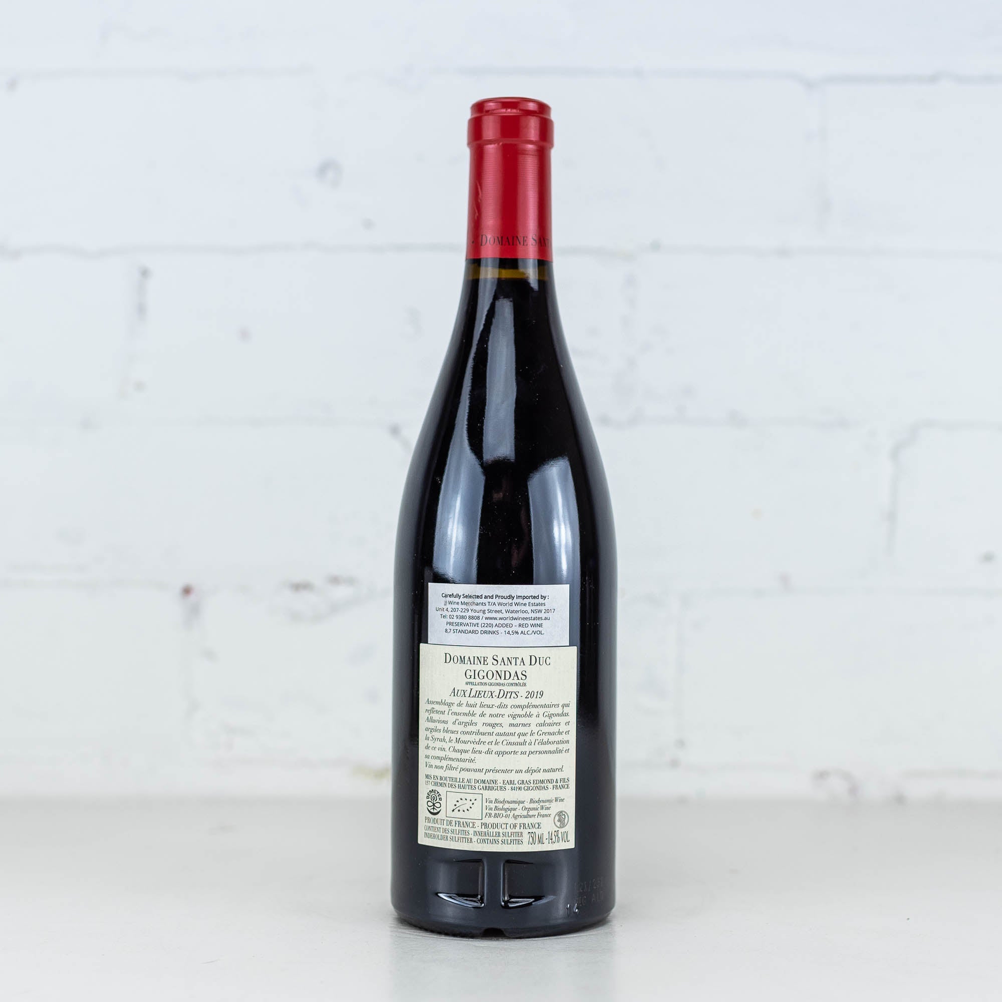 Domaine Santa Duc - Gigondas Gigondas 'Aux Lieux-Dits' 2019 750ml