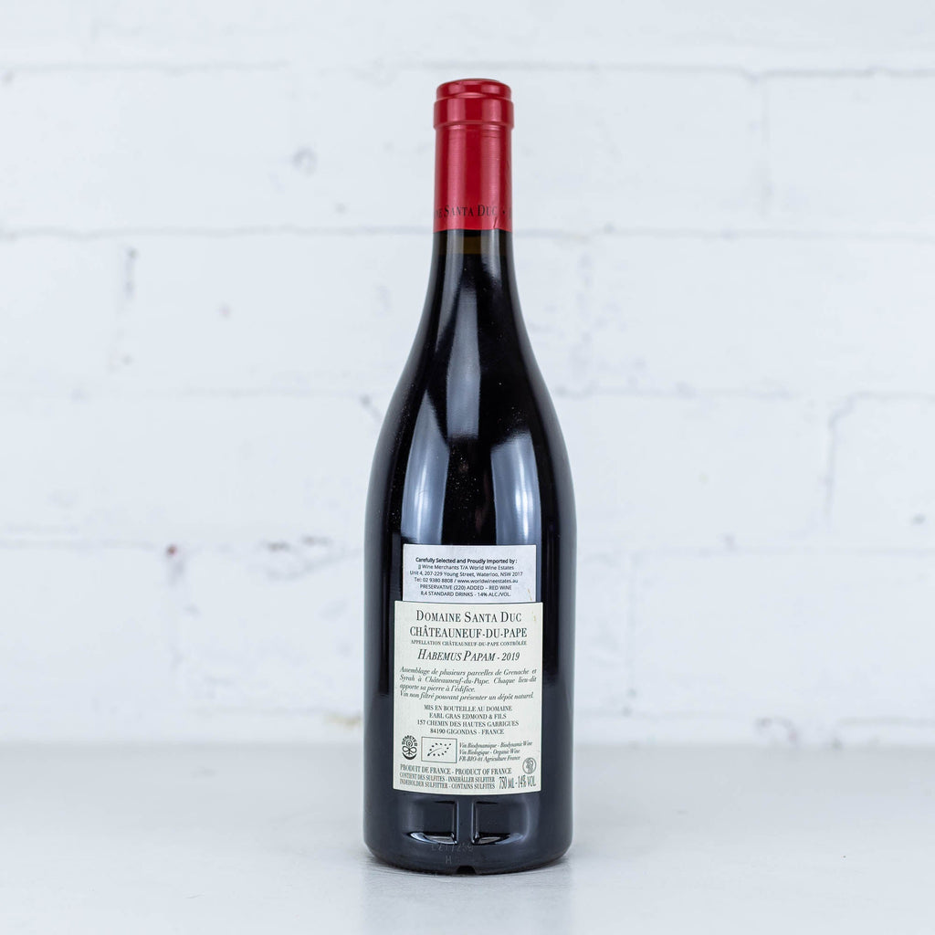 Domaine Santa Duc - Chateauneuf-du-Pape 'Habemus Papam’ 2019 750ml