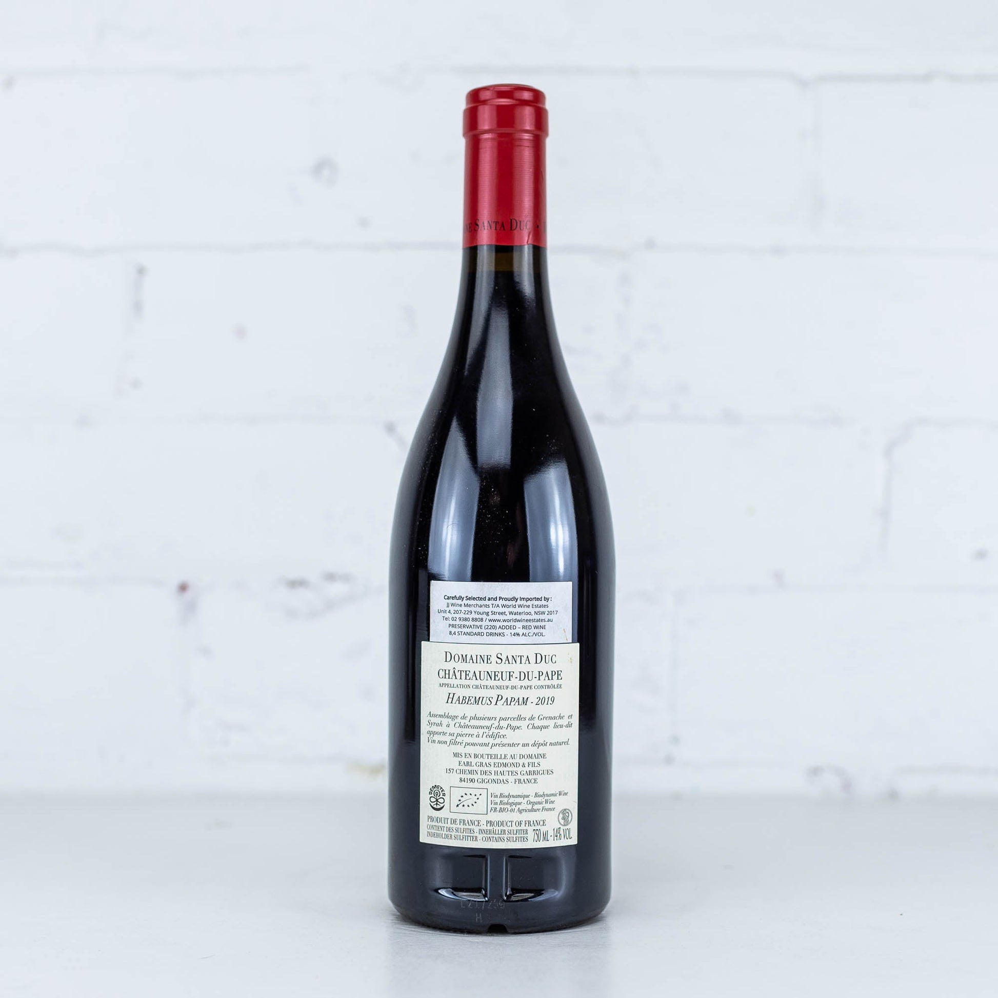 Domaine Santa Duc - Chateauneuf-du-Pape 'Habemus Papam’ 2019 750ml