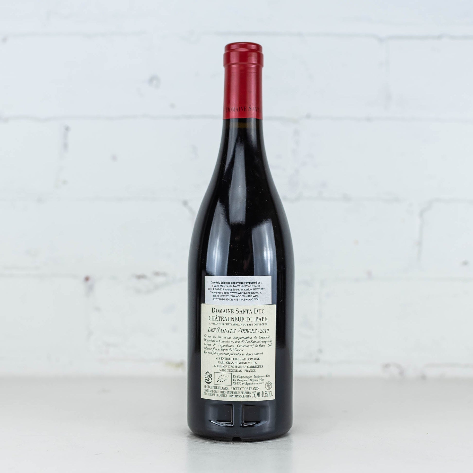 Domaine Santa Duc - Chateauneuf-du-Pape 'Les Saintes Vierges' 2019 750ml