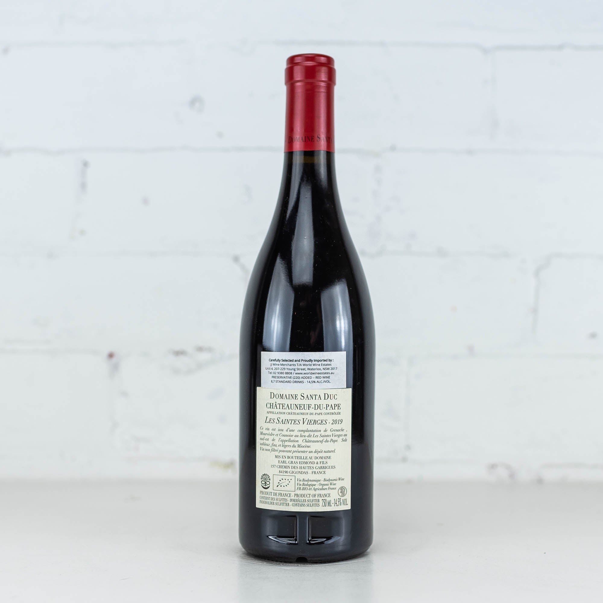 Domaine Santa Duc - Chateauneuf-du-Pape 'Les Saintes Vierges' 2019 750ml