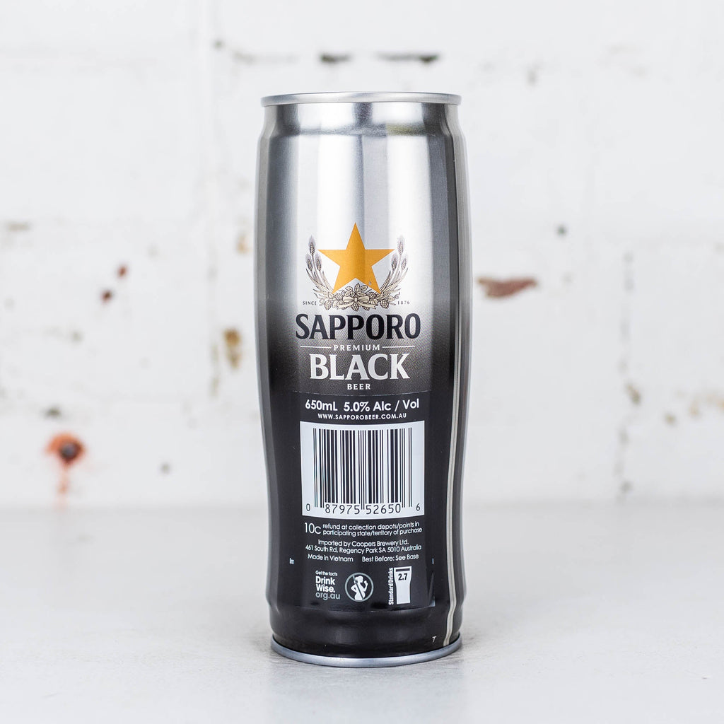 Sapporo - Black Dark Lager 650ml