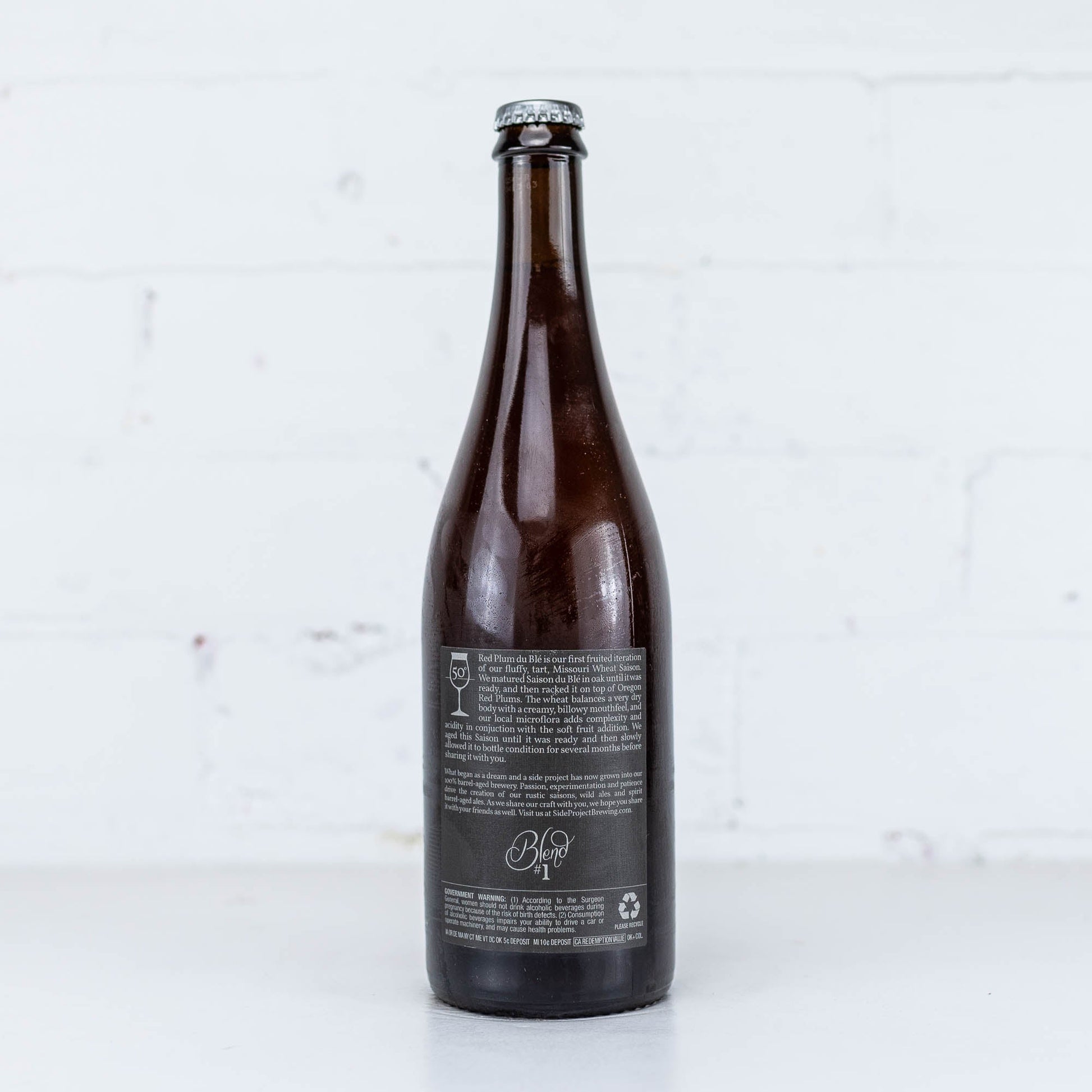 Side Project - Red Plum Saison du Ble 750ml