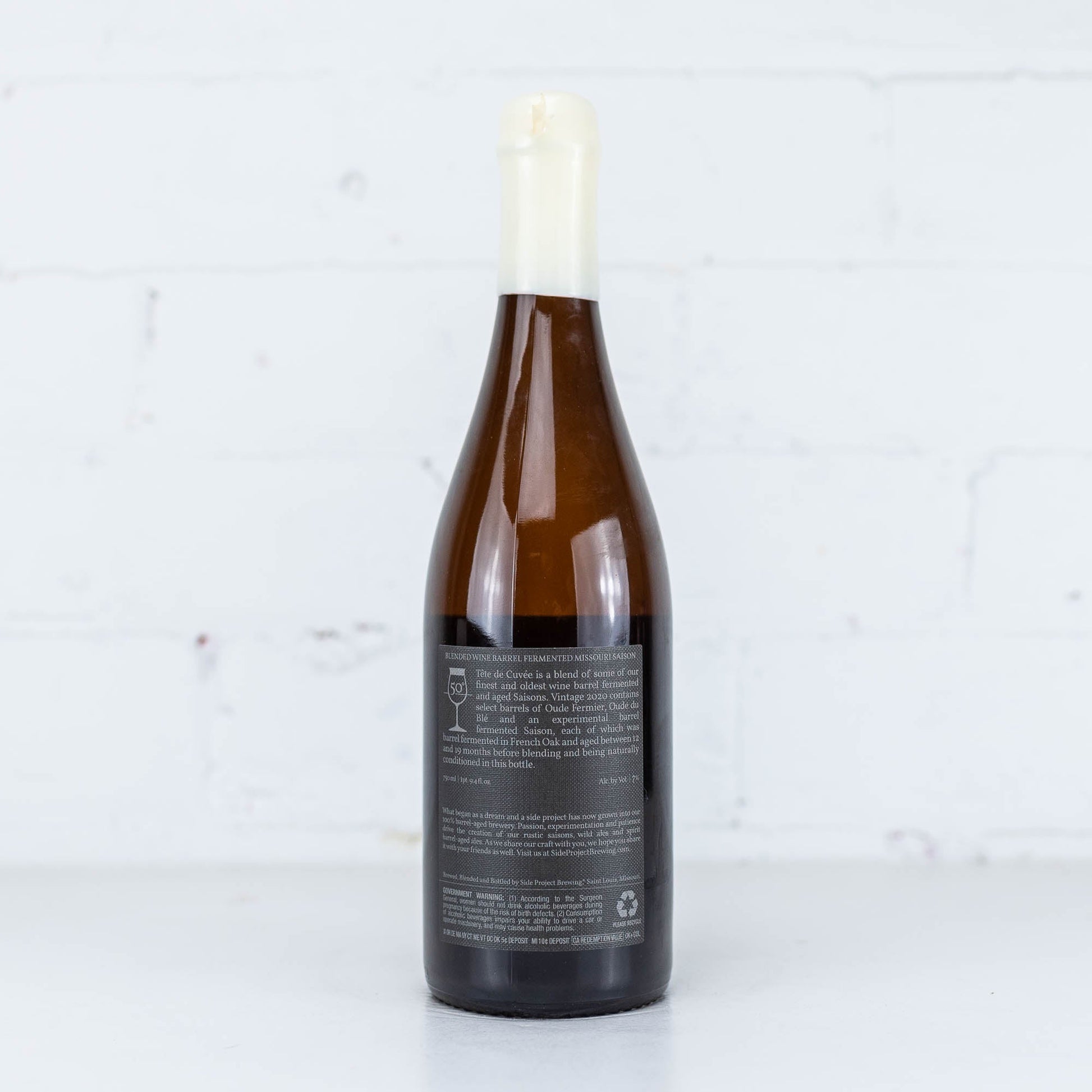 Side Project - Tete de Cuvee 2020 Farmhouse Ale 750ml
