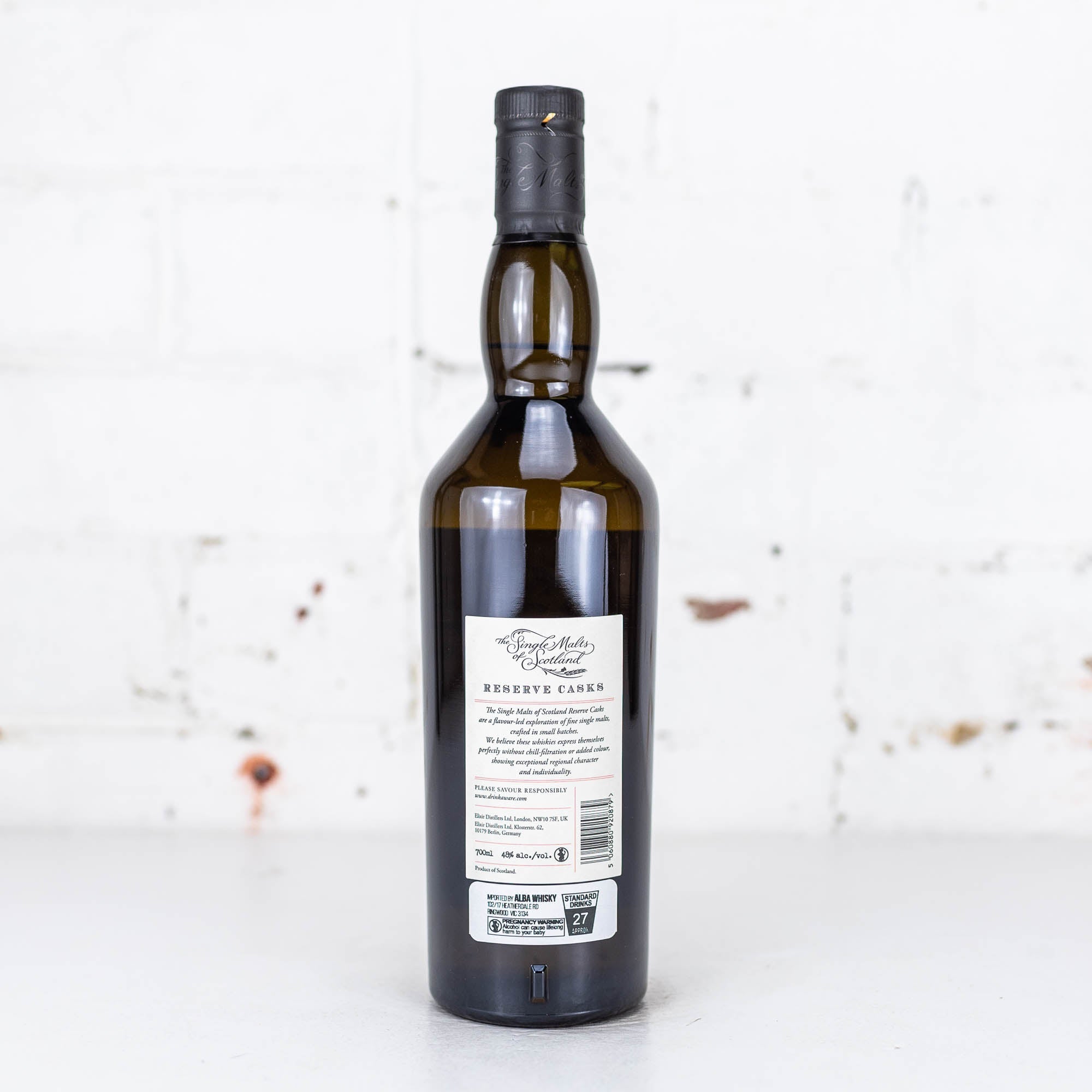 Single Malts of Scotland - Reserve Cask Caol Ila 10YO 2011 48% 700ml