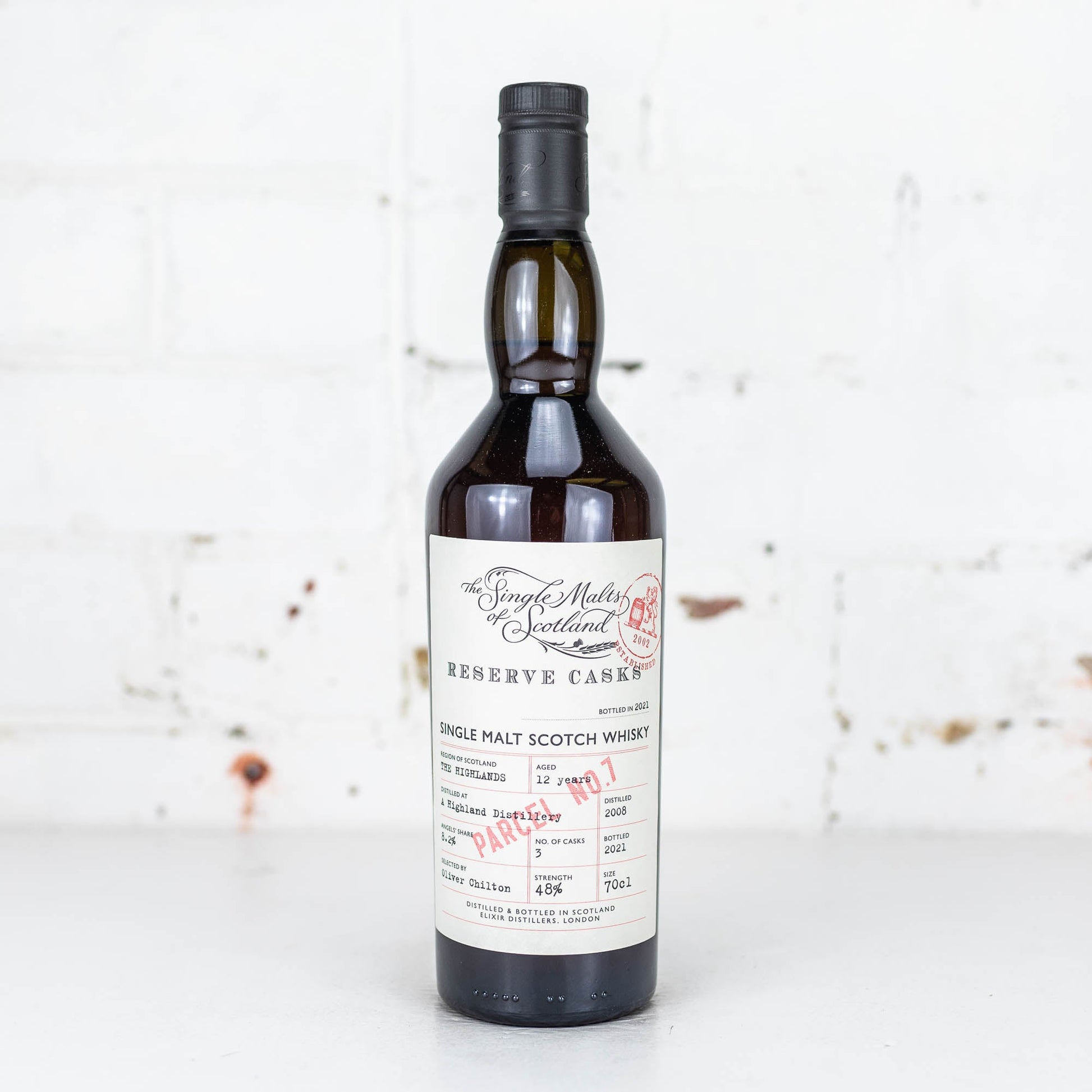 Single Malts of Scotland - Reserve Cask Highland 12YO 2008 48% 700ml