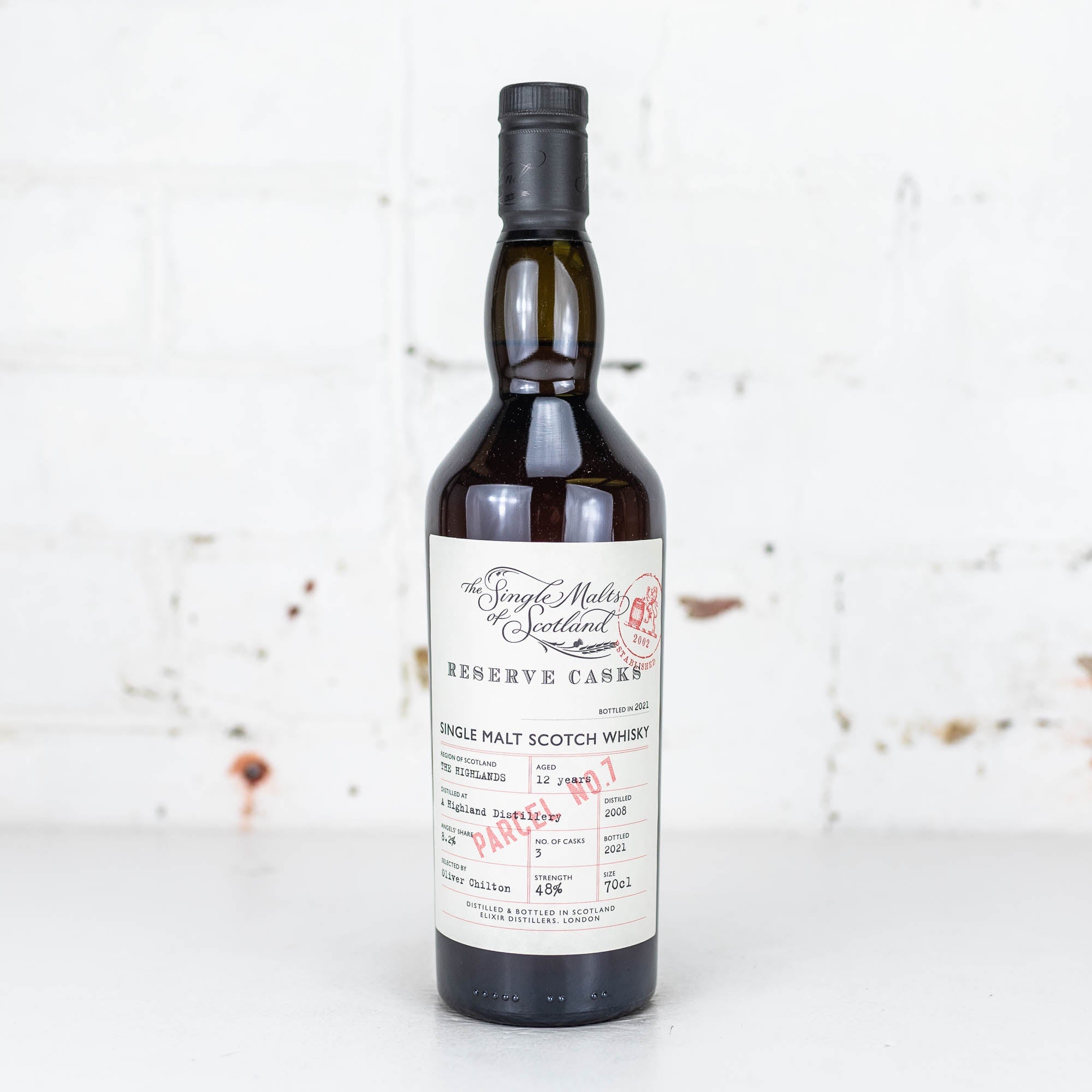 Single Malts of Scotland - Reserve Cask Highland 12YO 2008 48% 700ml