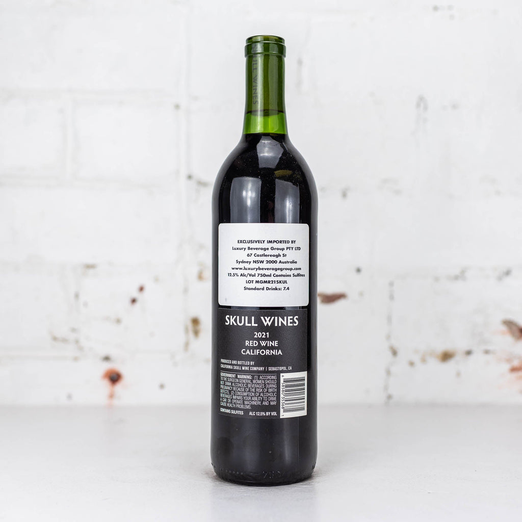 California Skull - Red 2021 750ml