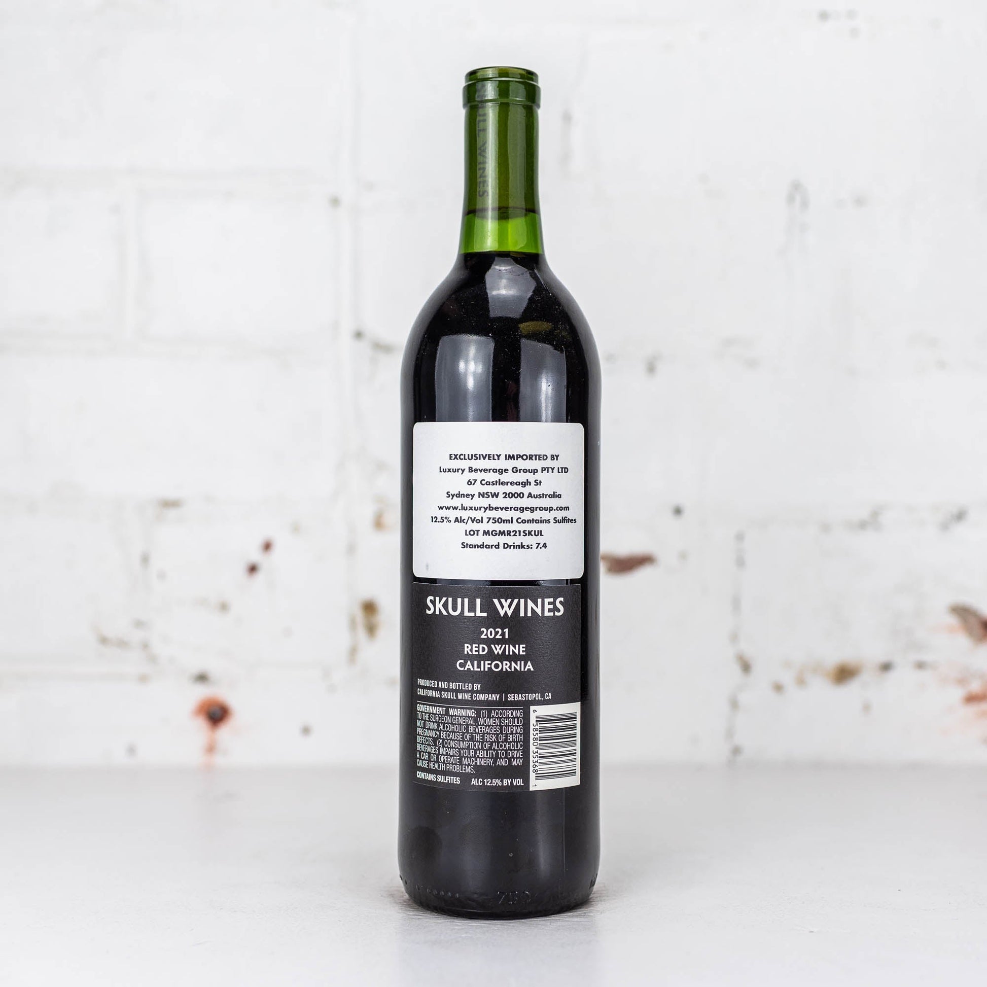 California Skull - Red 2021 750ml