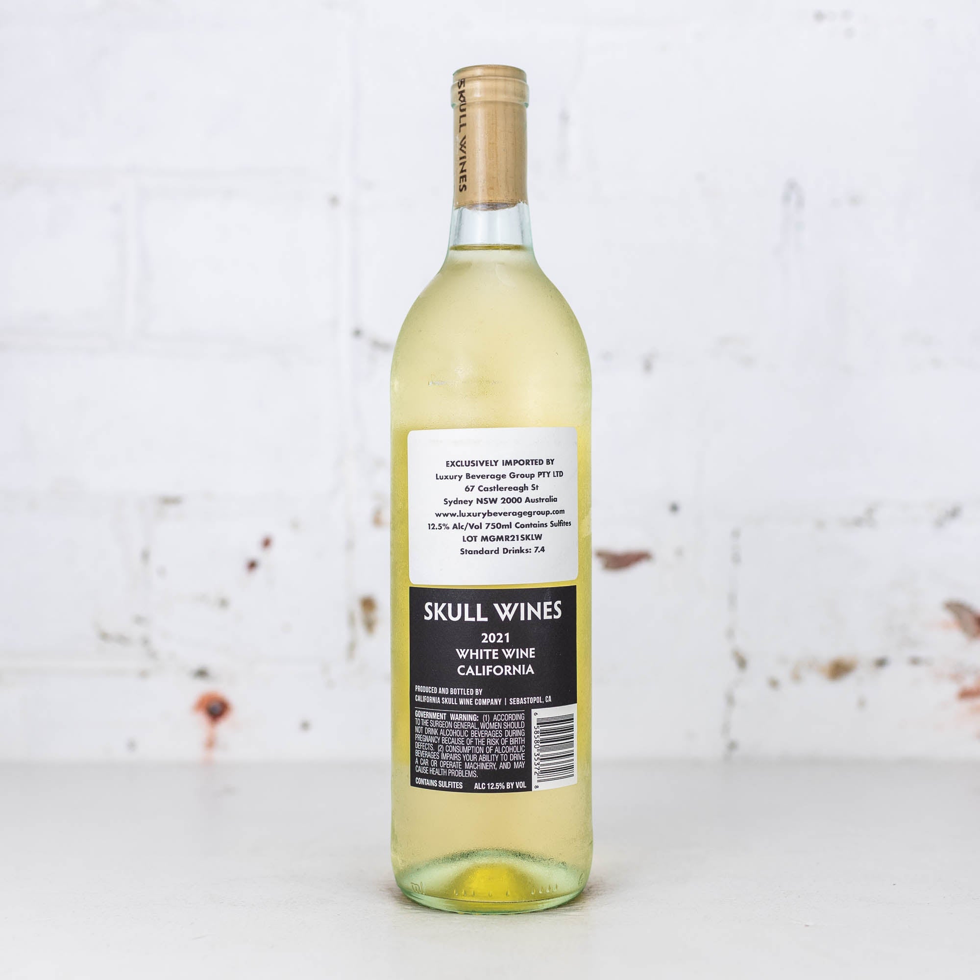 California Skull - White 2021 750ml