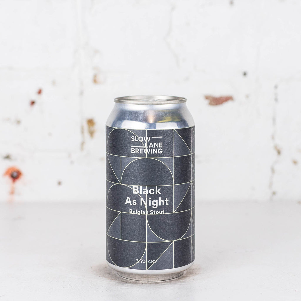 Slow Lane - Black as Night Belgian Stout