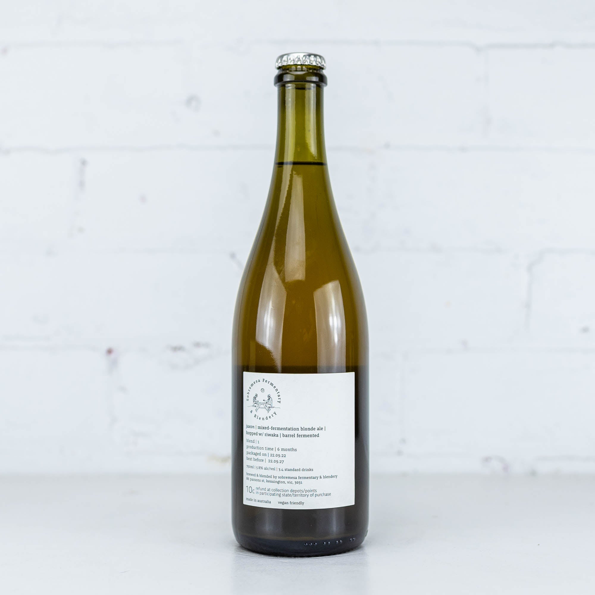 Sobremesa - Jaxon Blonde Ale 750ml