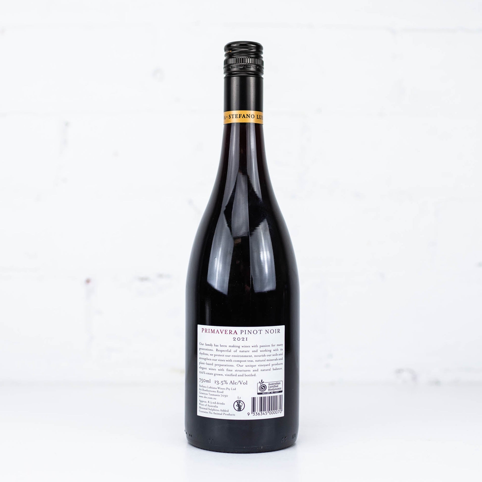 Stefano Lubiana - ‘Primavera’ Pinot Noir 2021