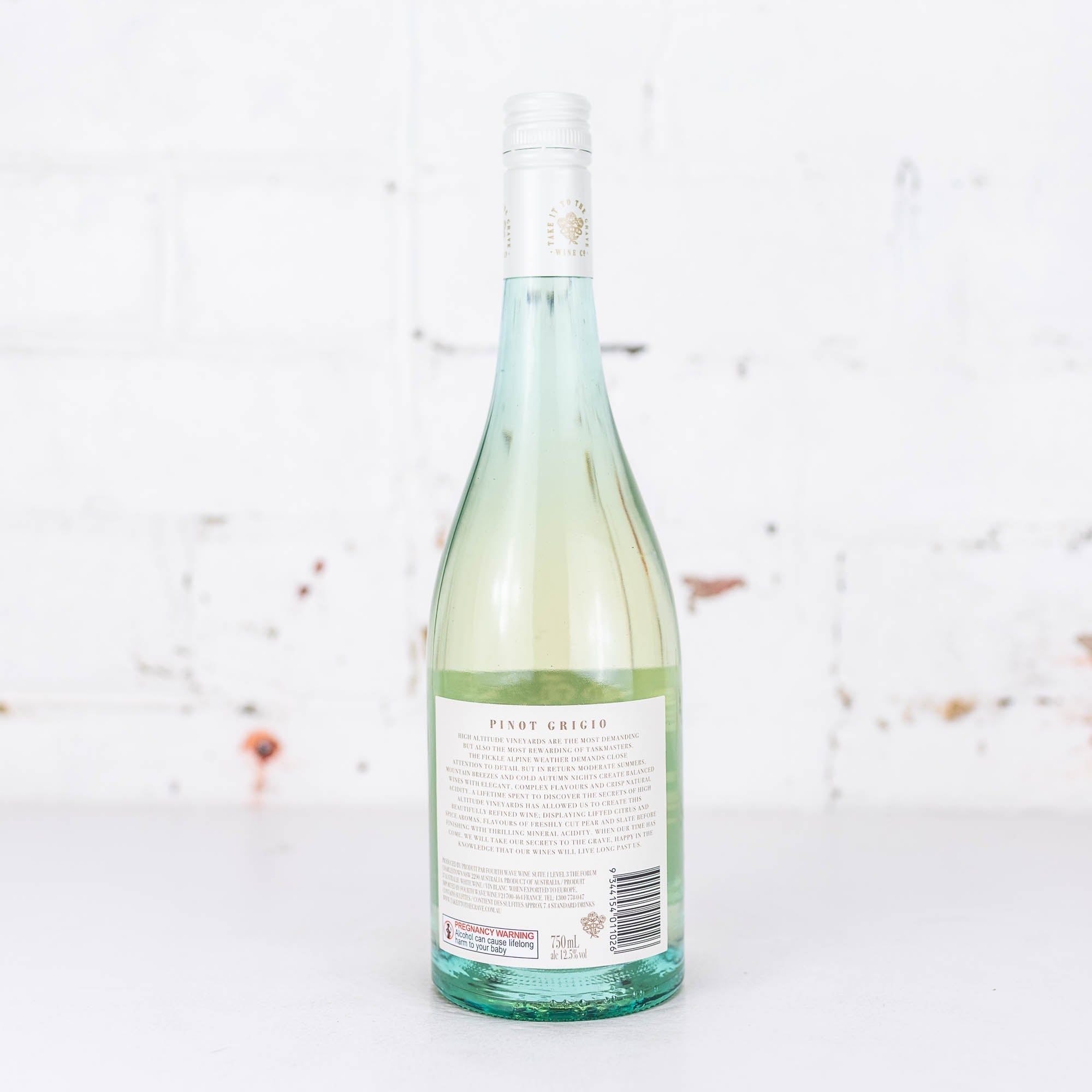 Take It To The Grave - Pinot Grigio 750ml