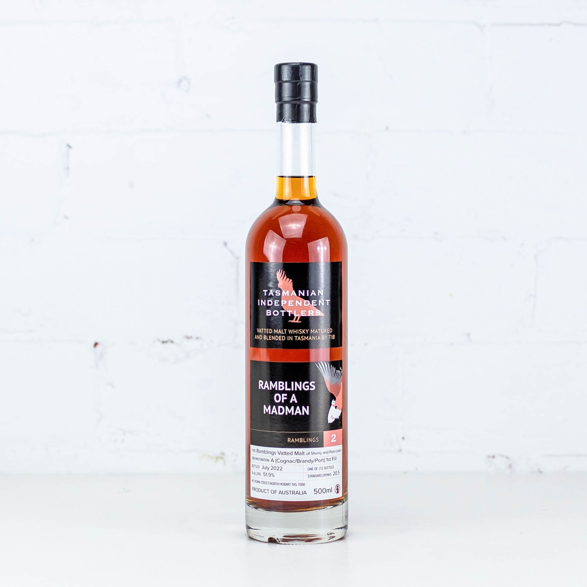 Tasmanian Independent Bottlers - Ramblings of a Madman #2 500ml