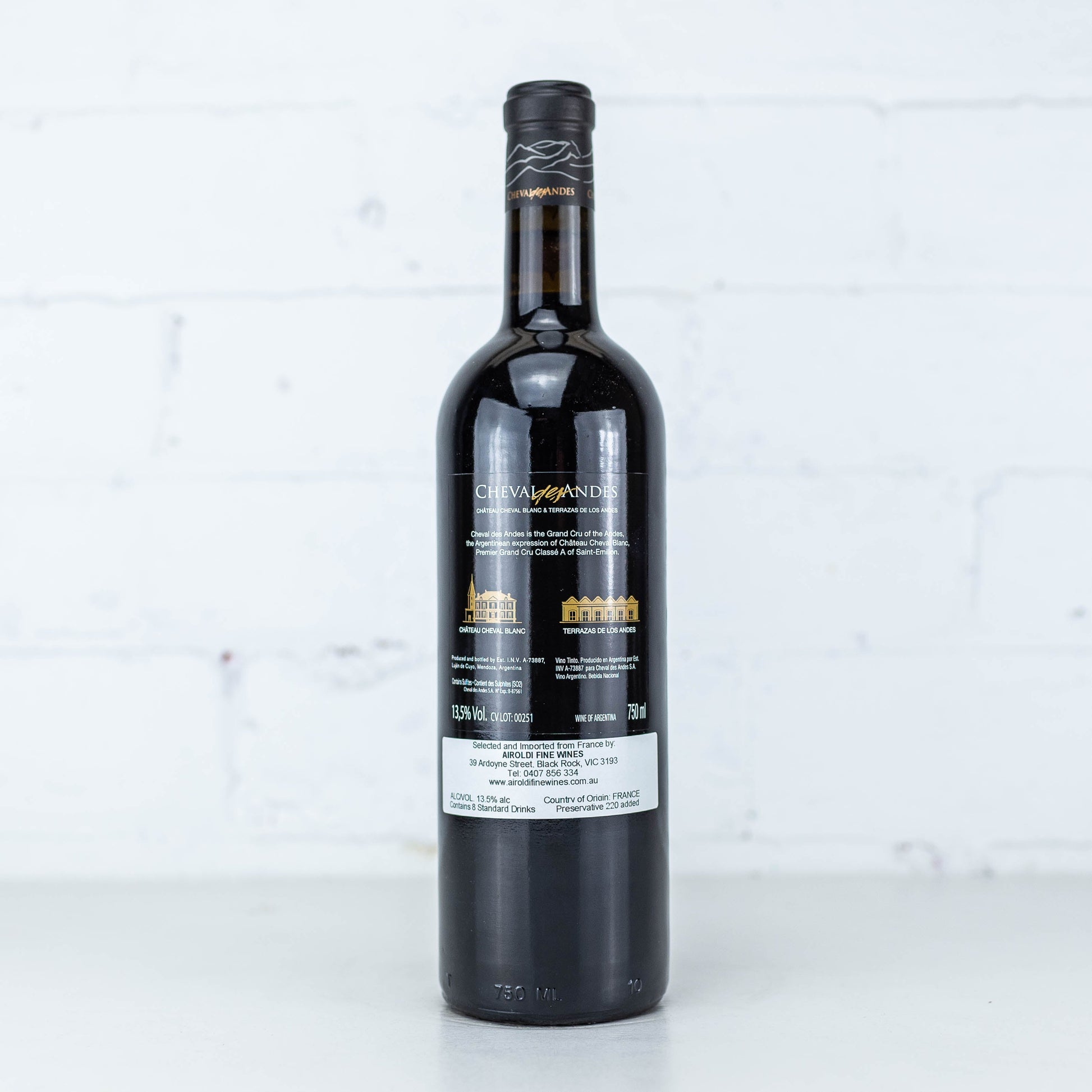 Cheval Des Andes - Mendoza 2016 750mL