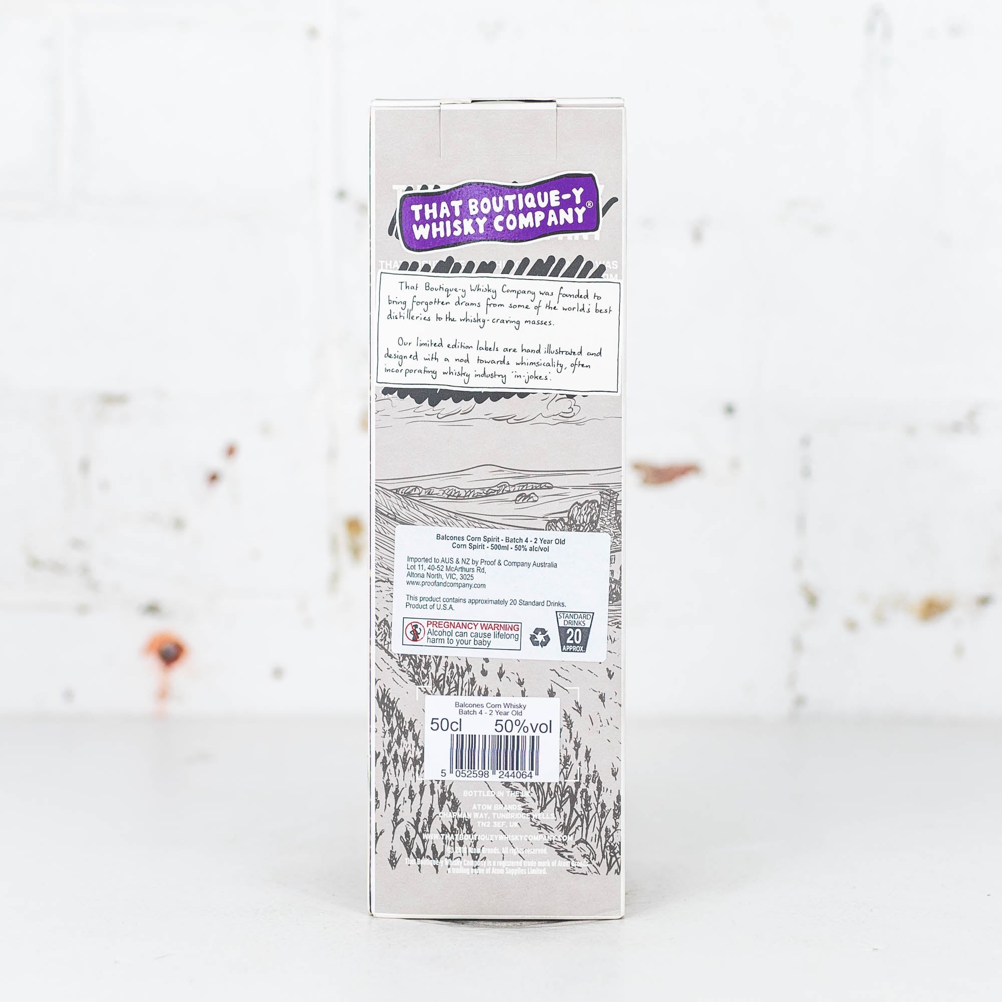 That Boutiquey Whisky Co - Balcones Texas Corn Spirit 2 YO Batch 4 500ml