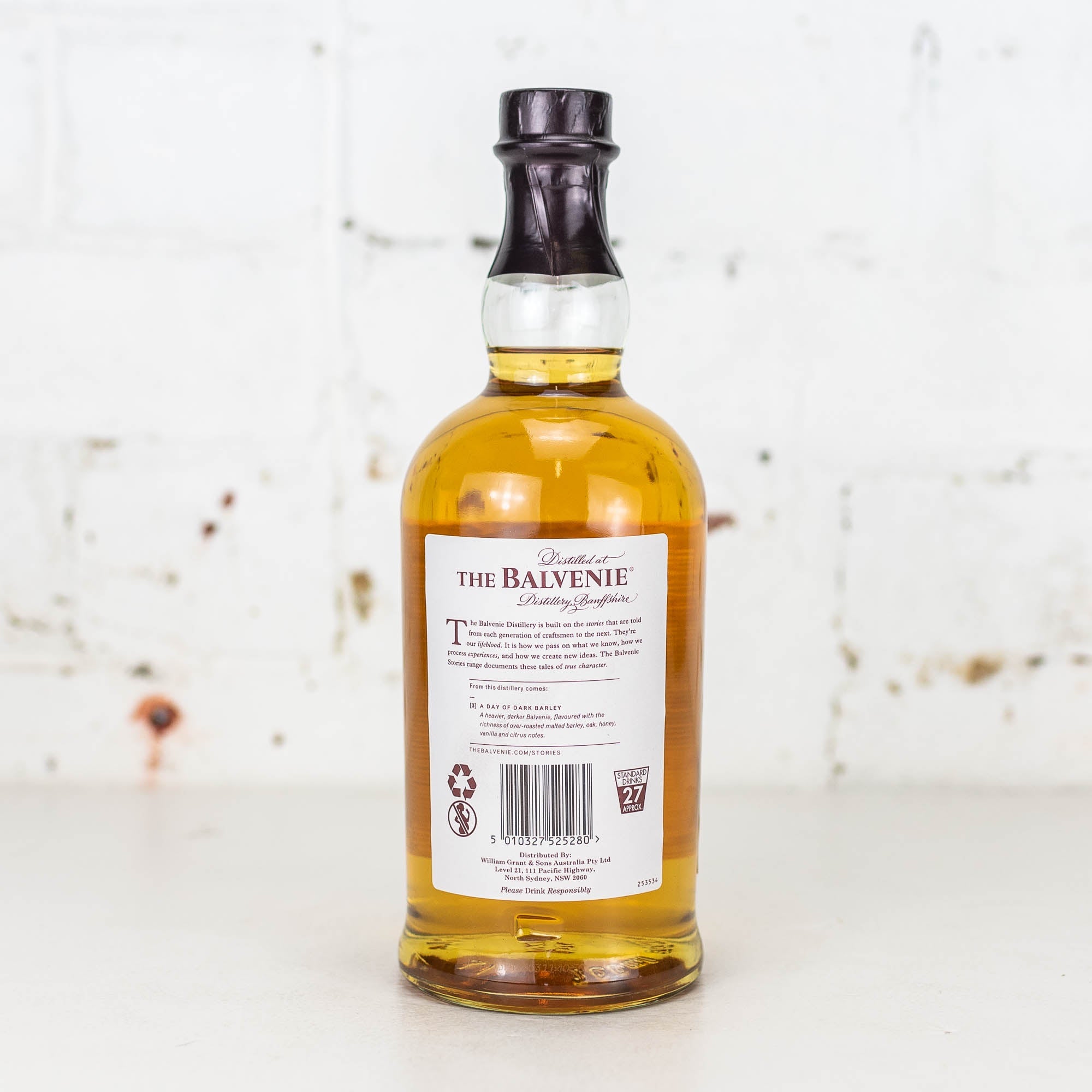 The Balvenie - A Day Of Dark Barley 26yo 700ml