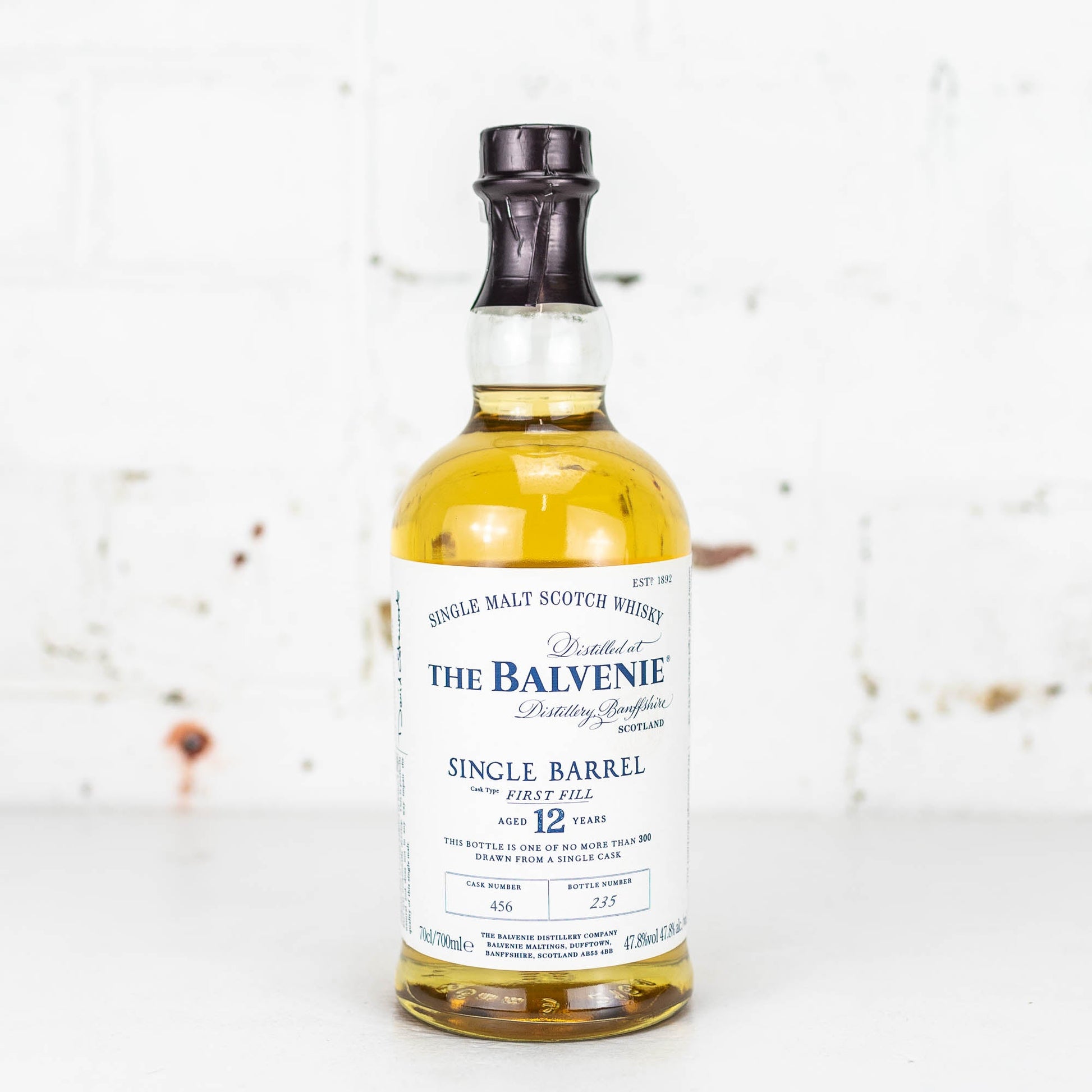 The Balvenie - 12 YO Single Barrel 700ml