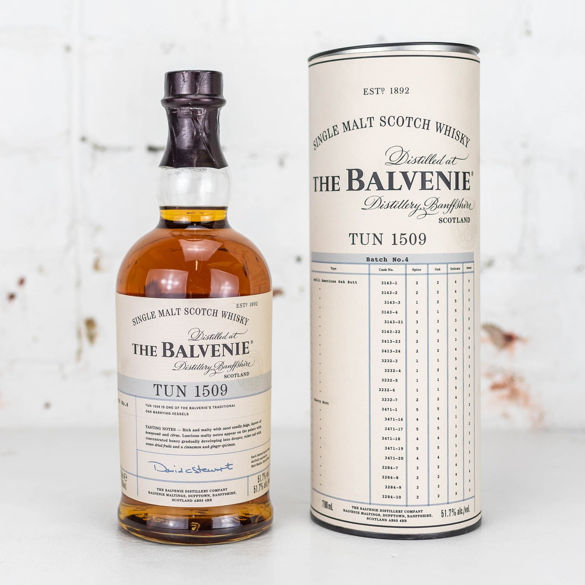 The Balvenie - Tun 1509 Batch No 4 700ml