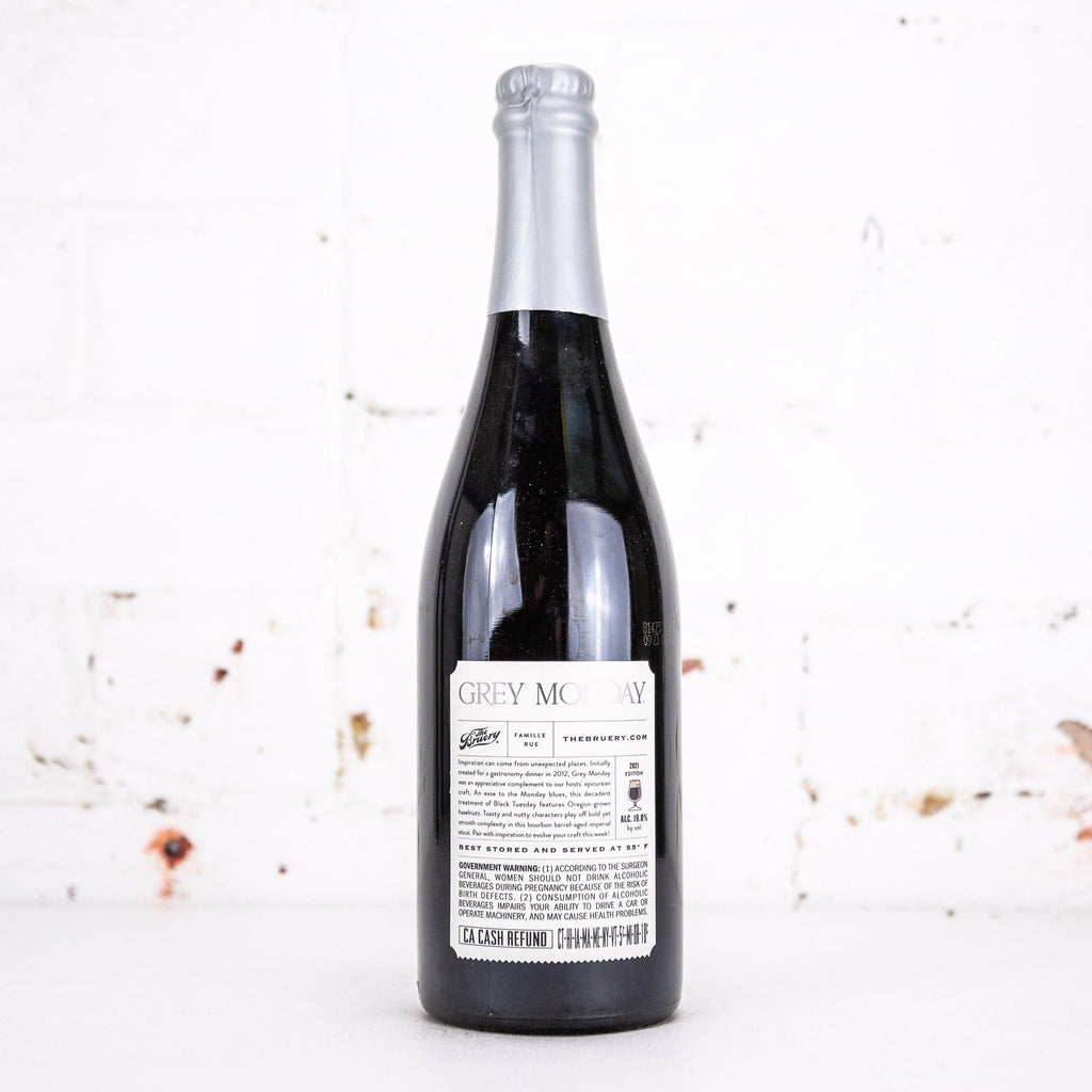 The Bruery - Grey Monday 2021 BA Imperial Stout 750ml