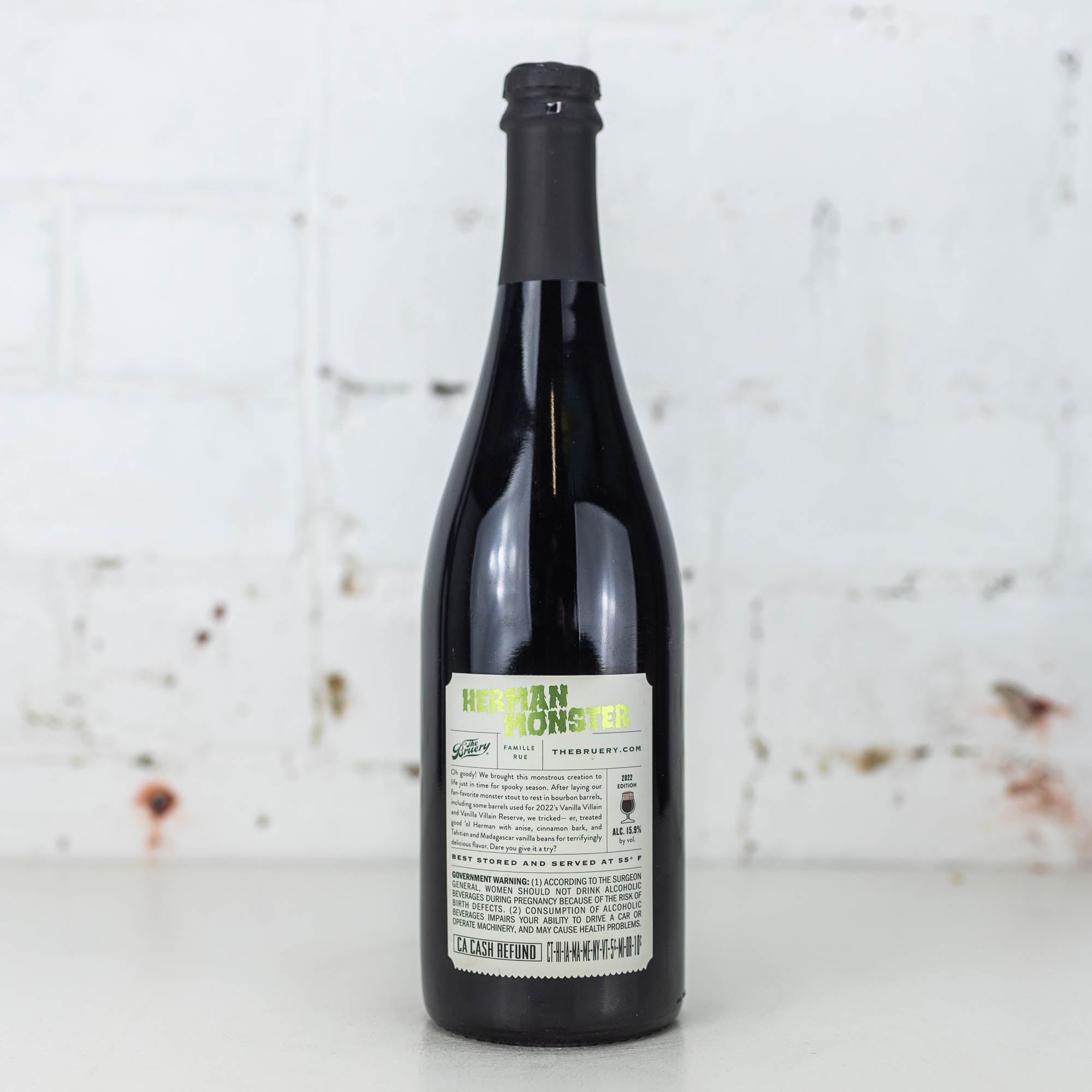 The Bruery - Herman Monster 2022 BBA Imperial Stout 750ml