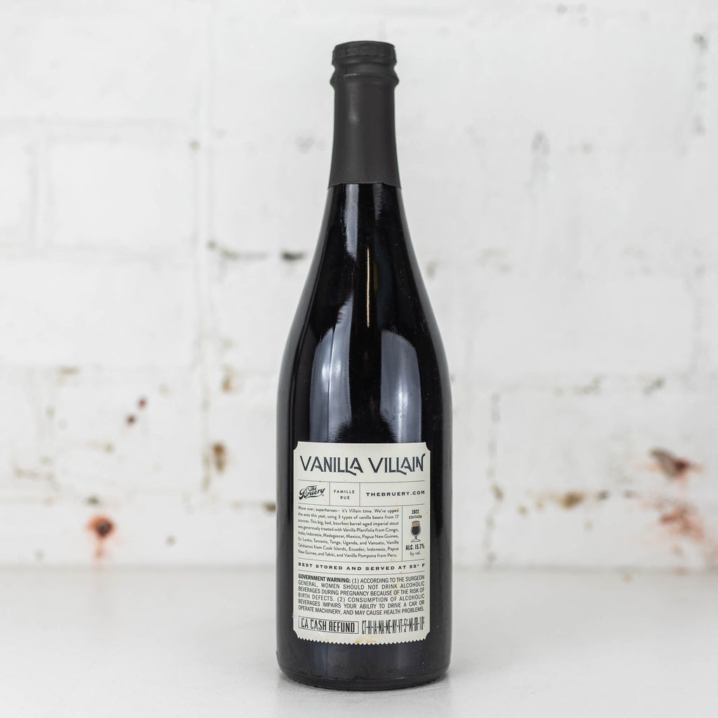 The Bruery - Vanilla Villain 2022 BA Imperial Stout 750ml