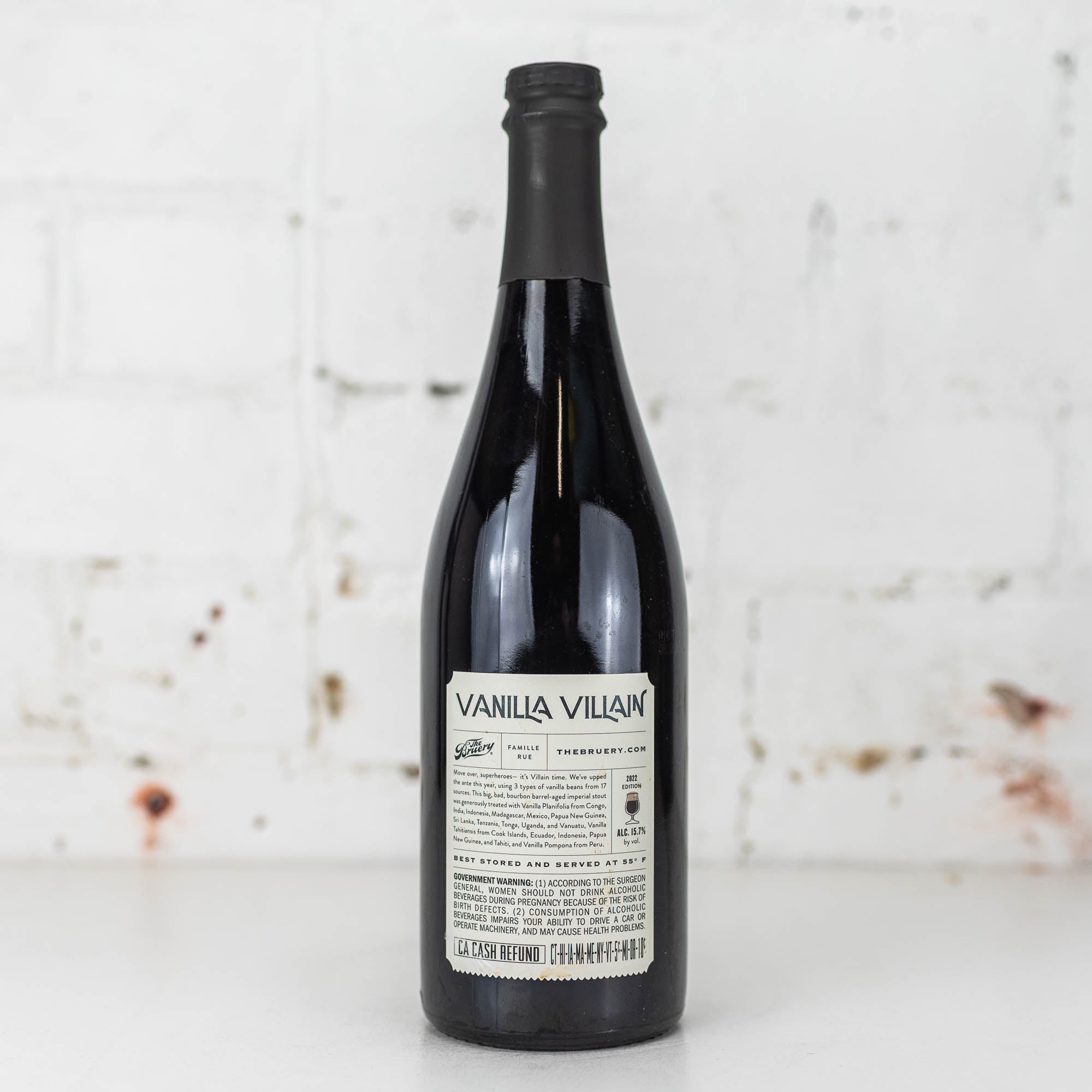 The Bruery - Vanilla Villain 2022 BA Imperial Stout 750ml